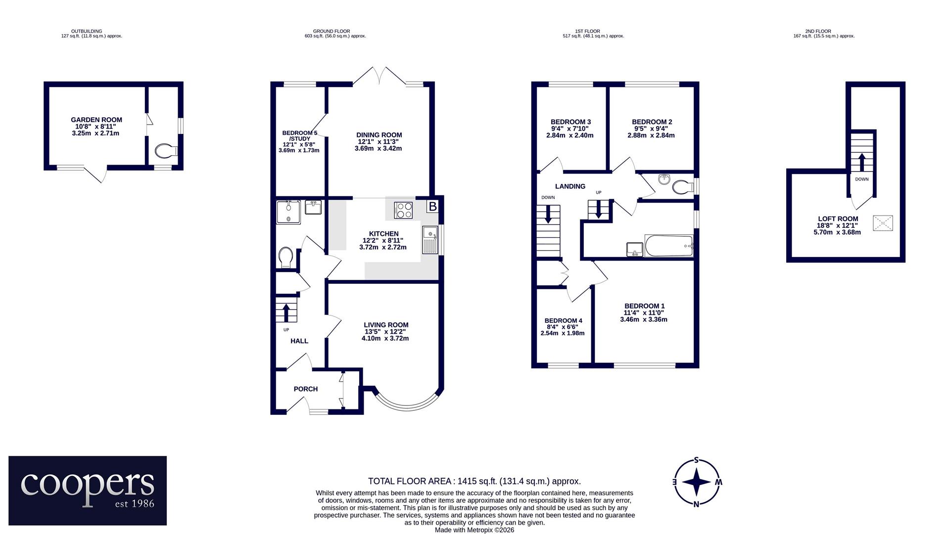167, West End Lane, Harlington floorplan