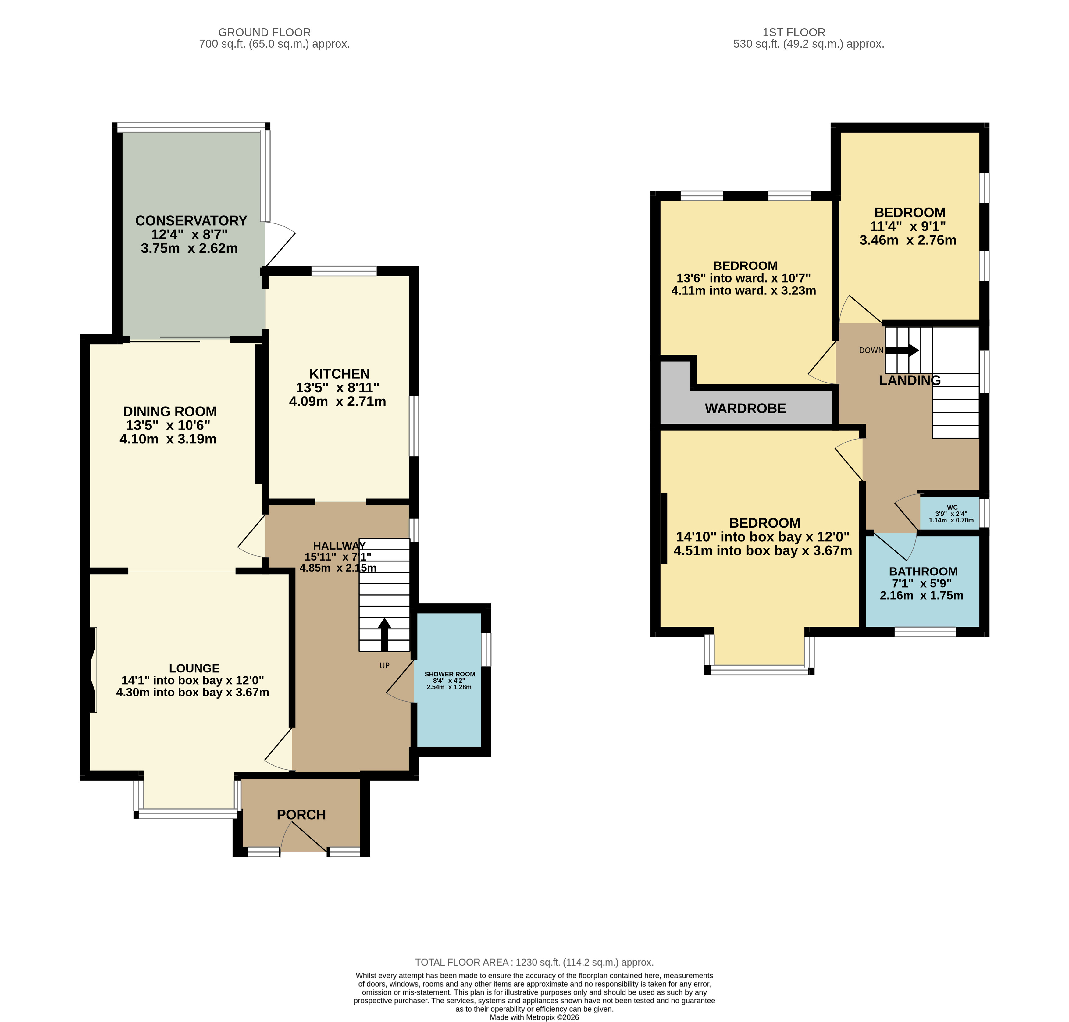 1, Firbank Road, Bournemouth floorplan