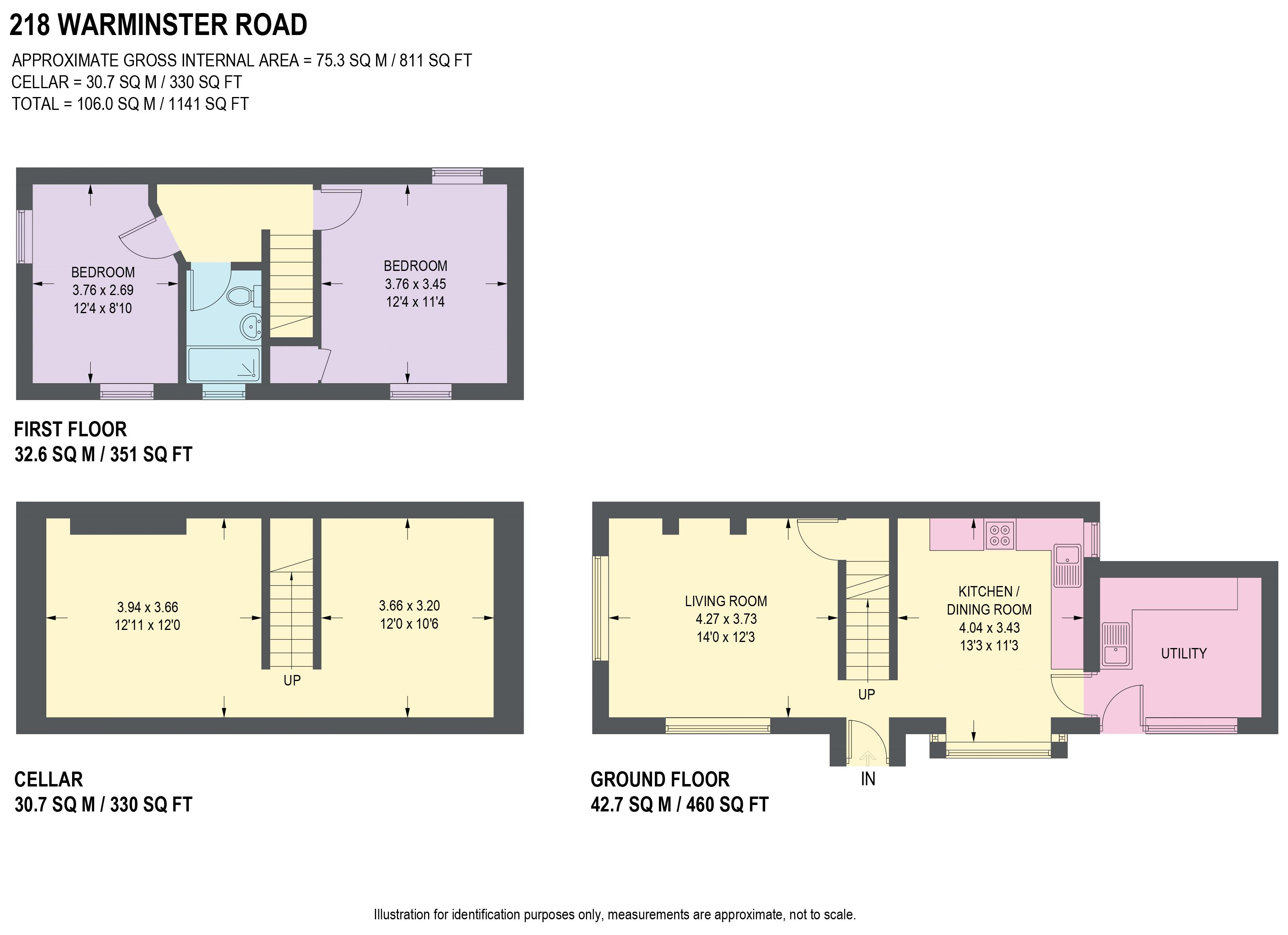 Warminster Road, Norton Lees, Sheffield S8, 2 bedroom terraced house