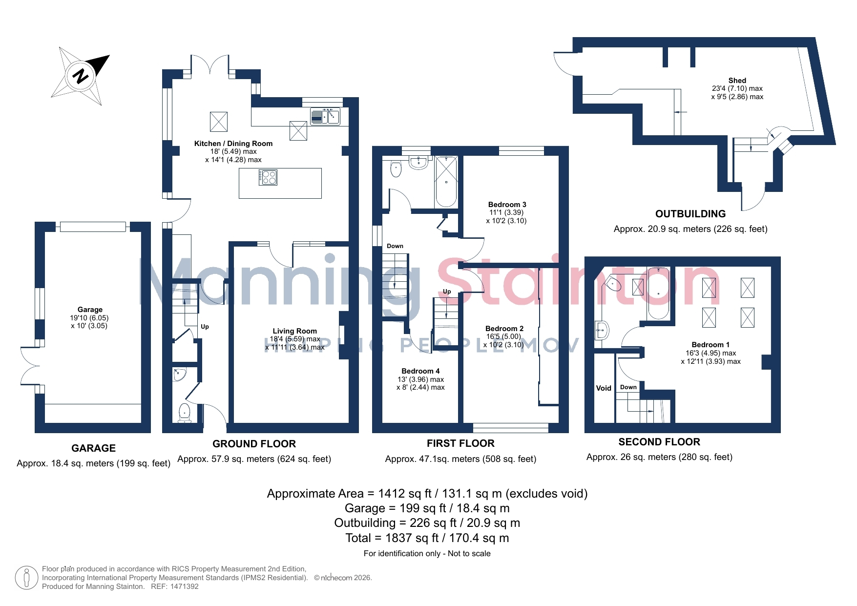 21, Ravens Mount, West Yorkshire floorplan
