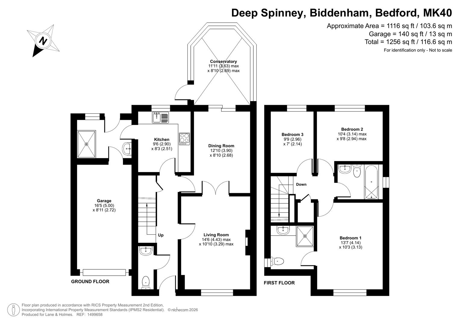 103, Deep Spinney, Bedford floorplan