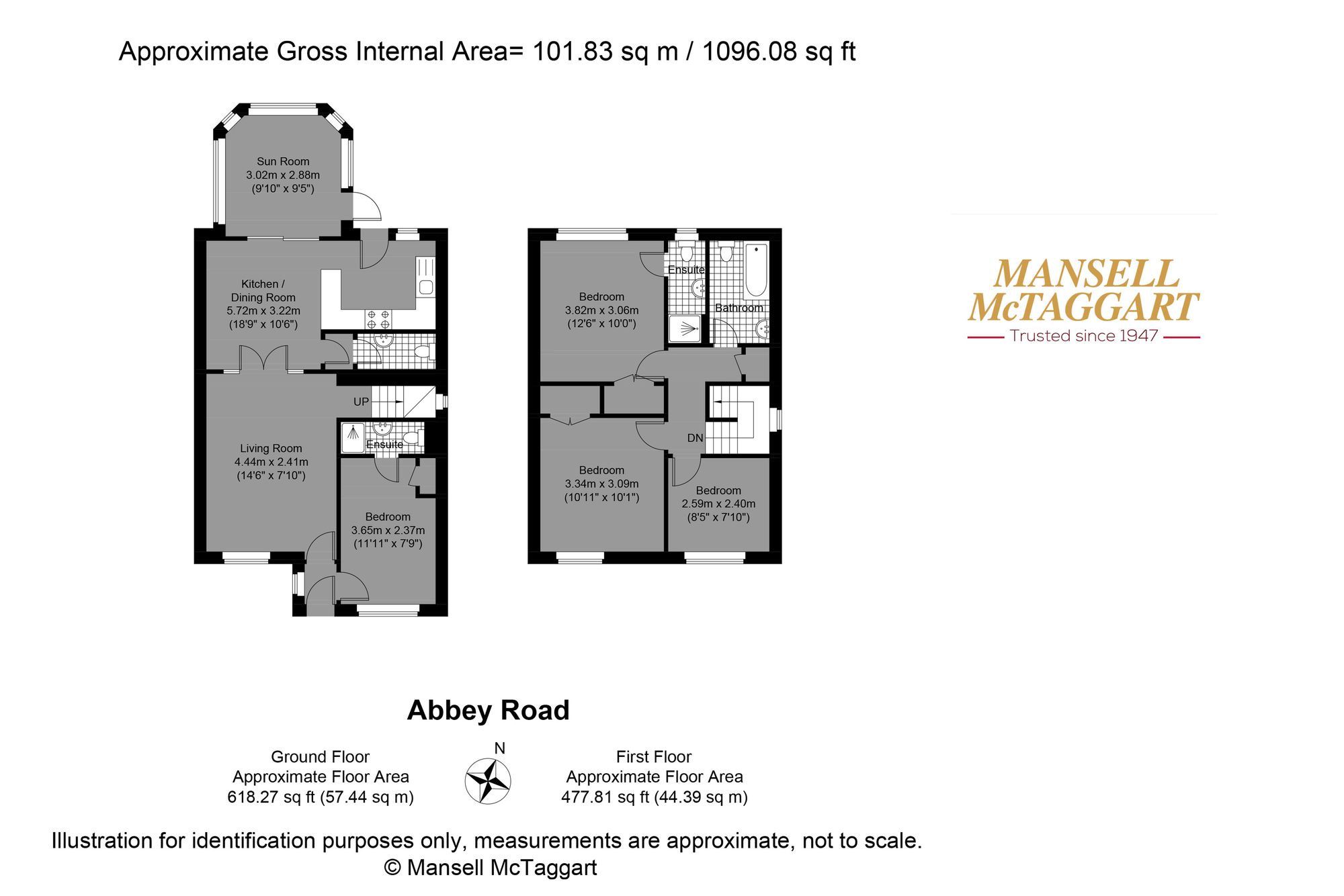 16 Abbey Road, Steyning floorplan