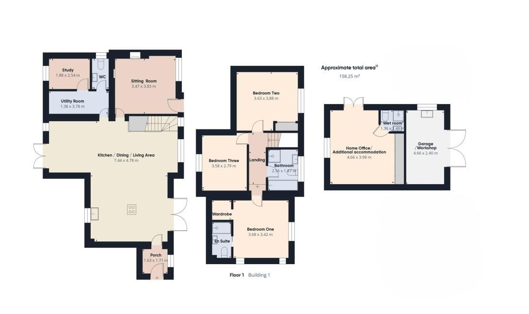 Grove Cottage,3, Grove Crescent, Worcester floorplan