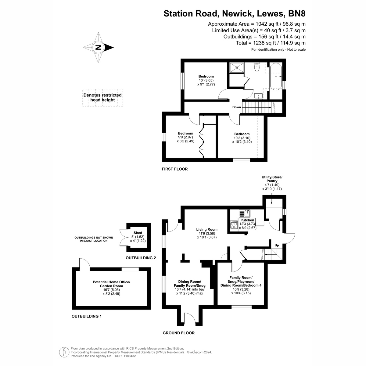 Burchetts Cottage, Station Road, Newick floorplan