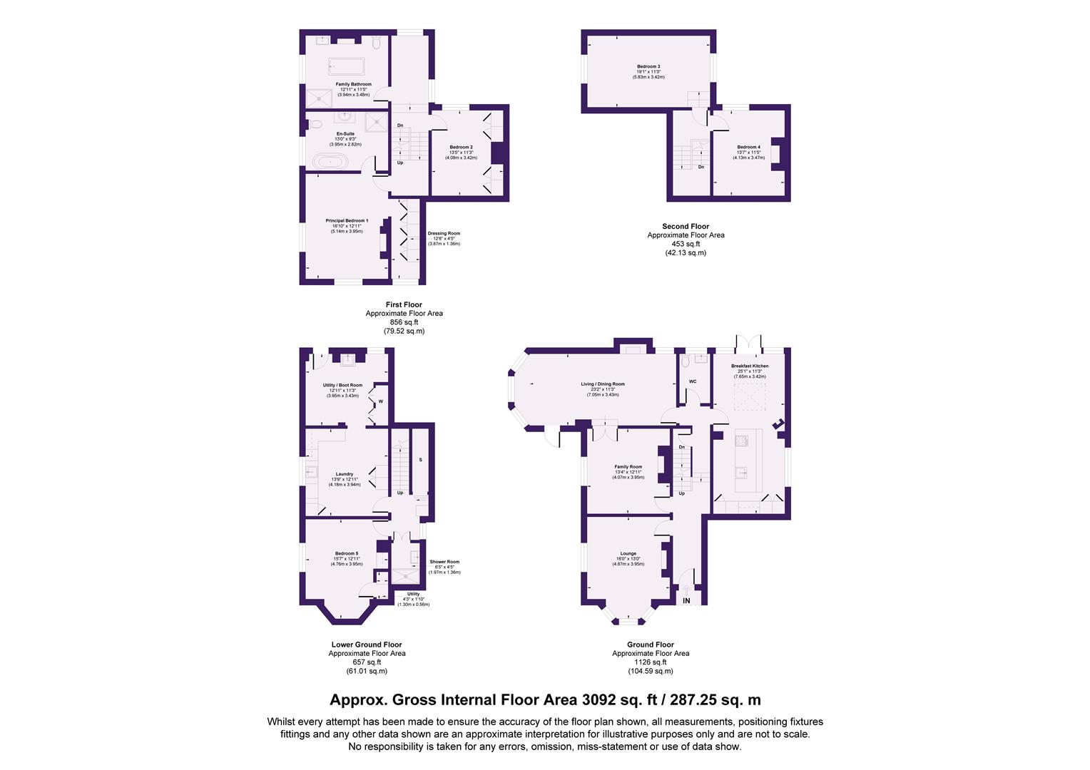 8, Vale Road, Altrincham floorplan