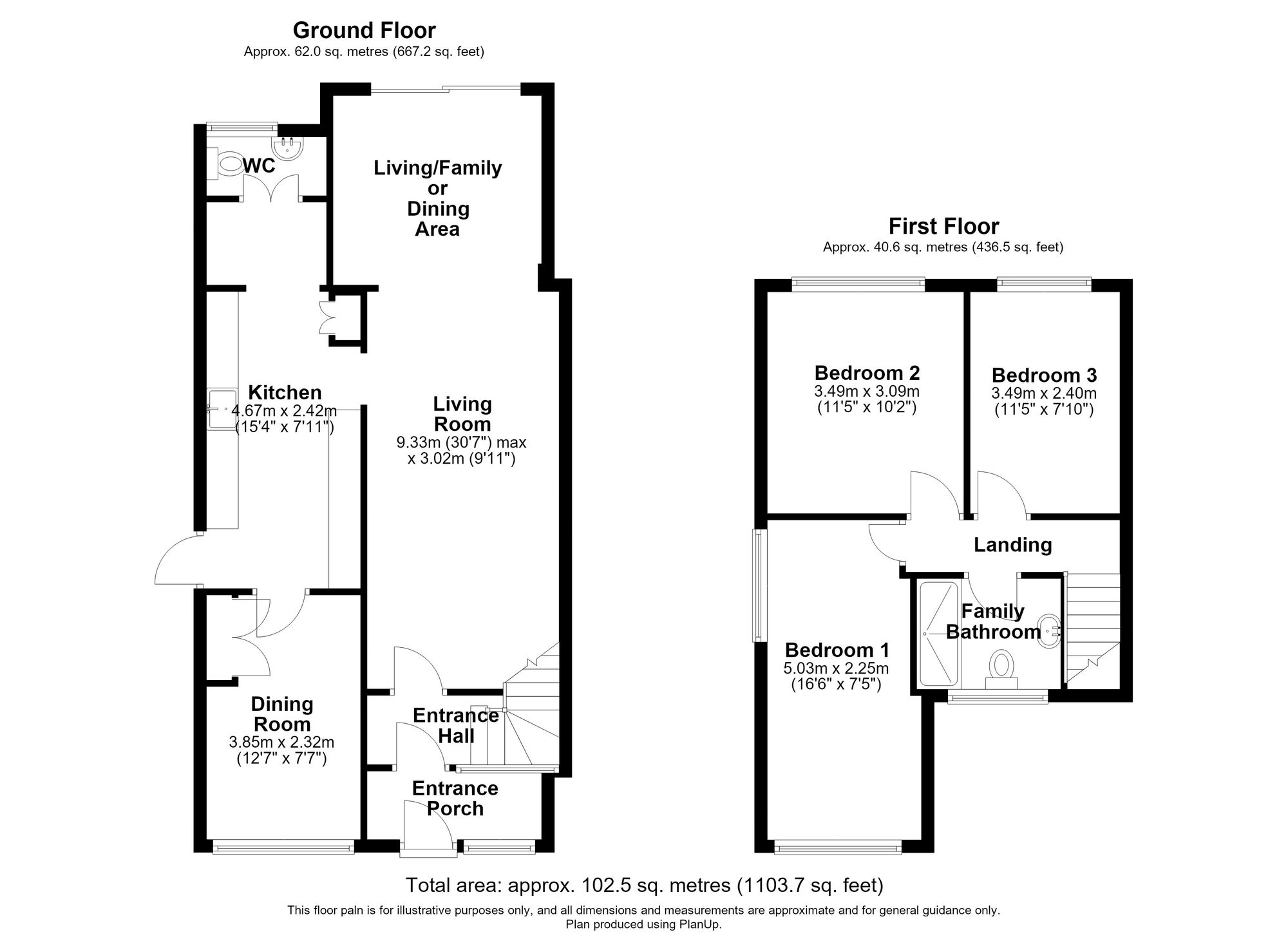 74 Freeman Road, Didcot floorplan