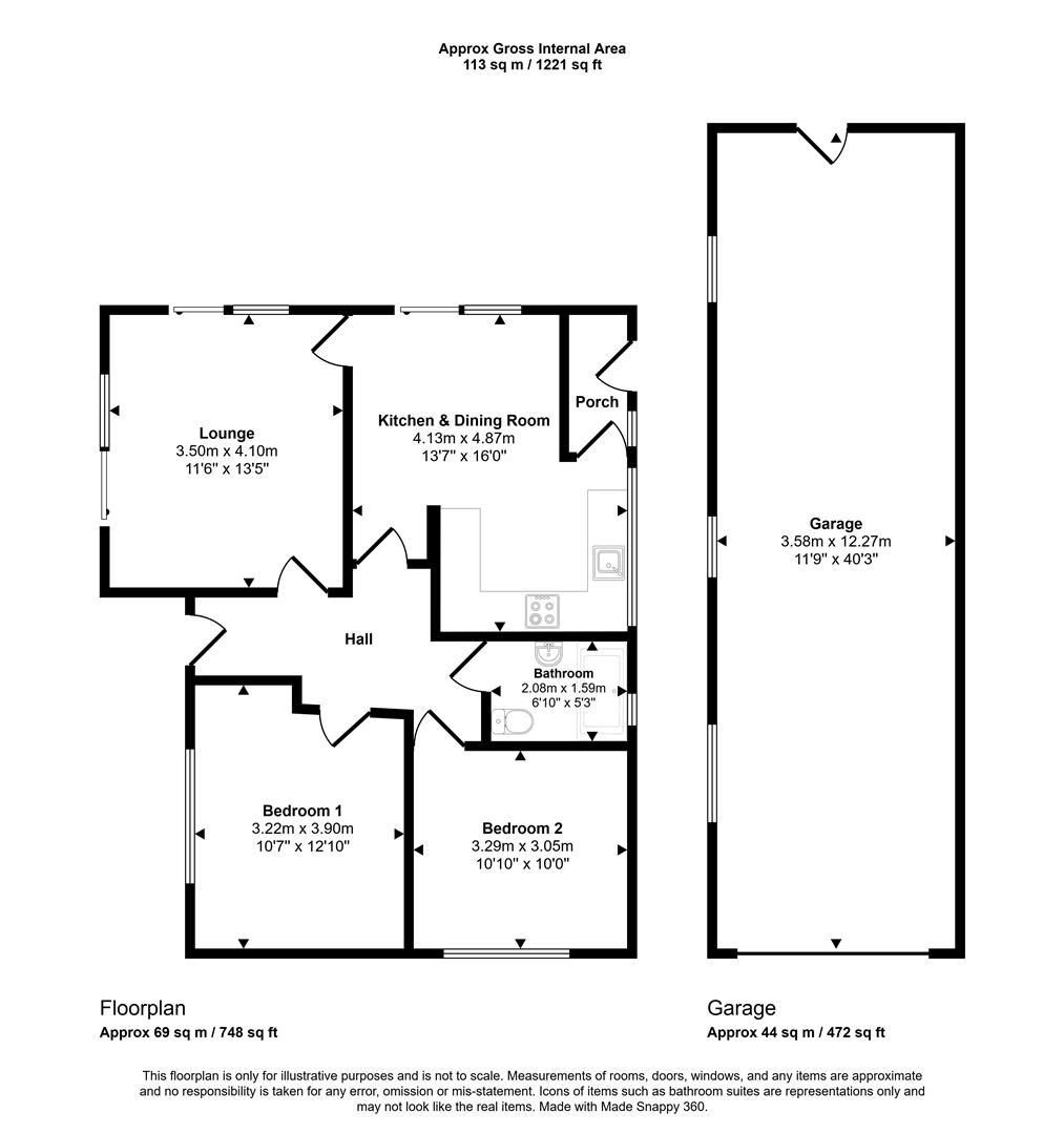Caerfelyn, Churchway, Milford Haven floorplan