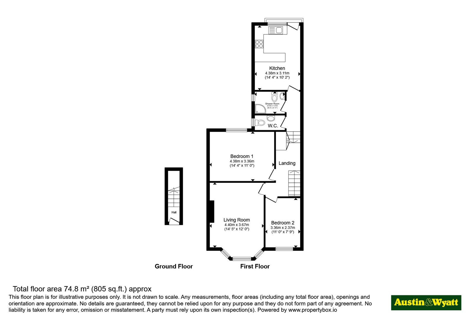 333, Ashley Road, Dorset floorplan