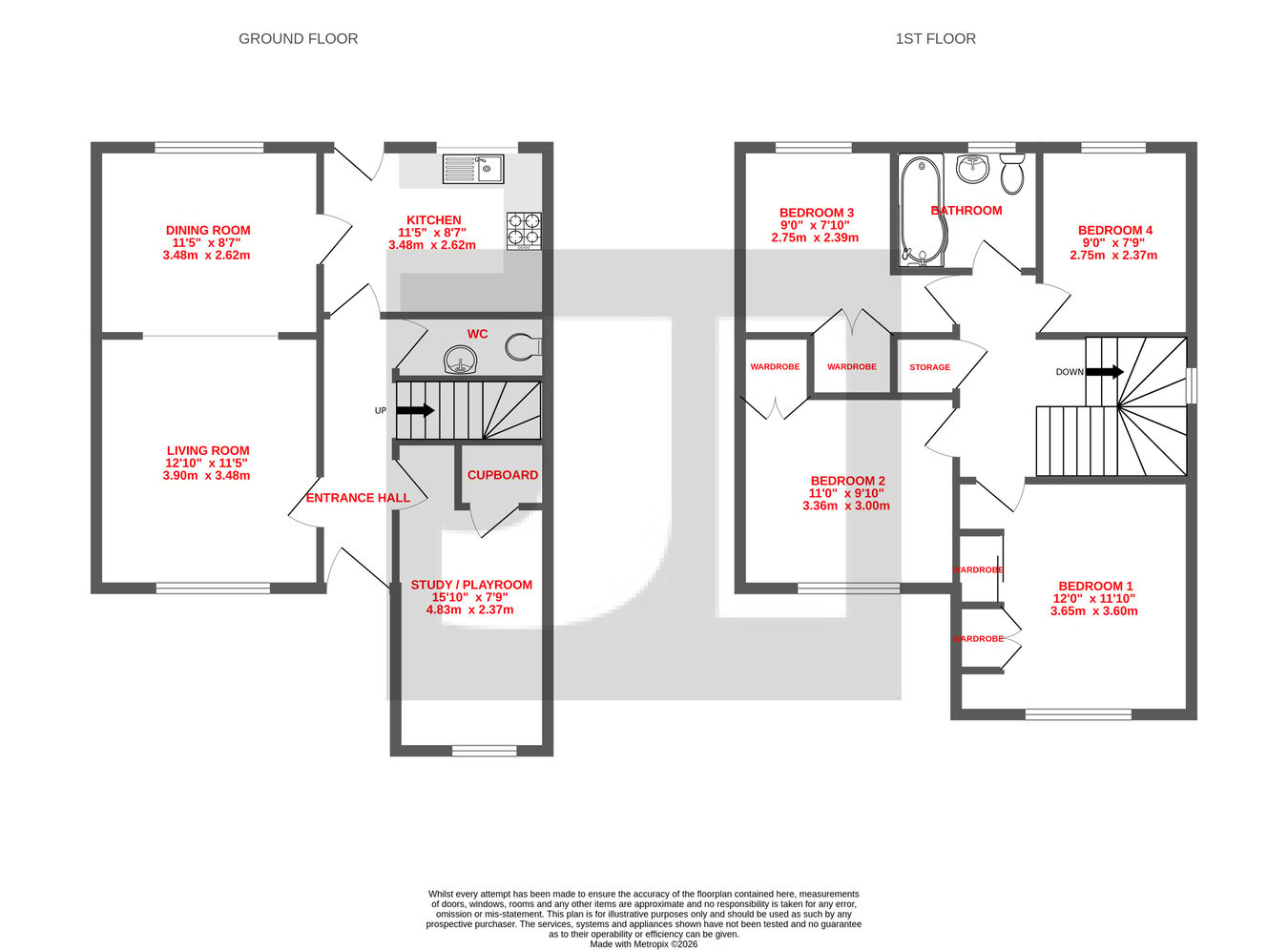 7, Carnoustie Grove, Bingley floorplan