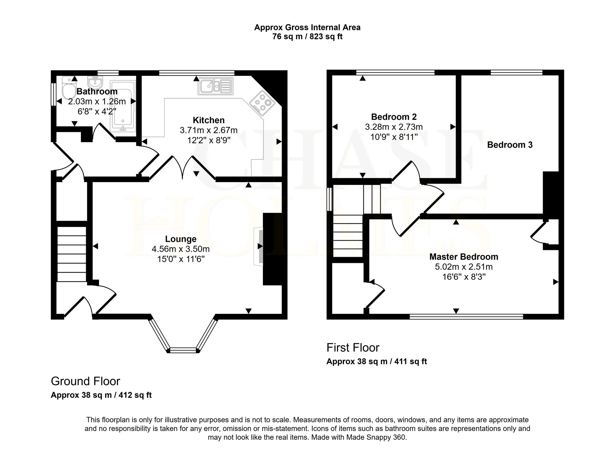 15 Barnard Crescent, Hebburn floorplan