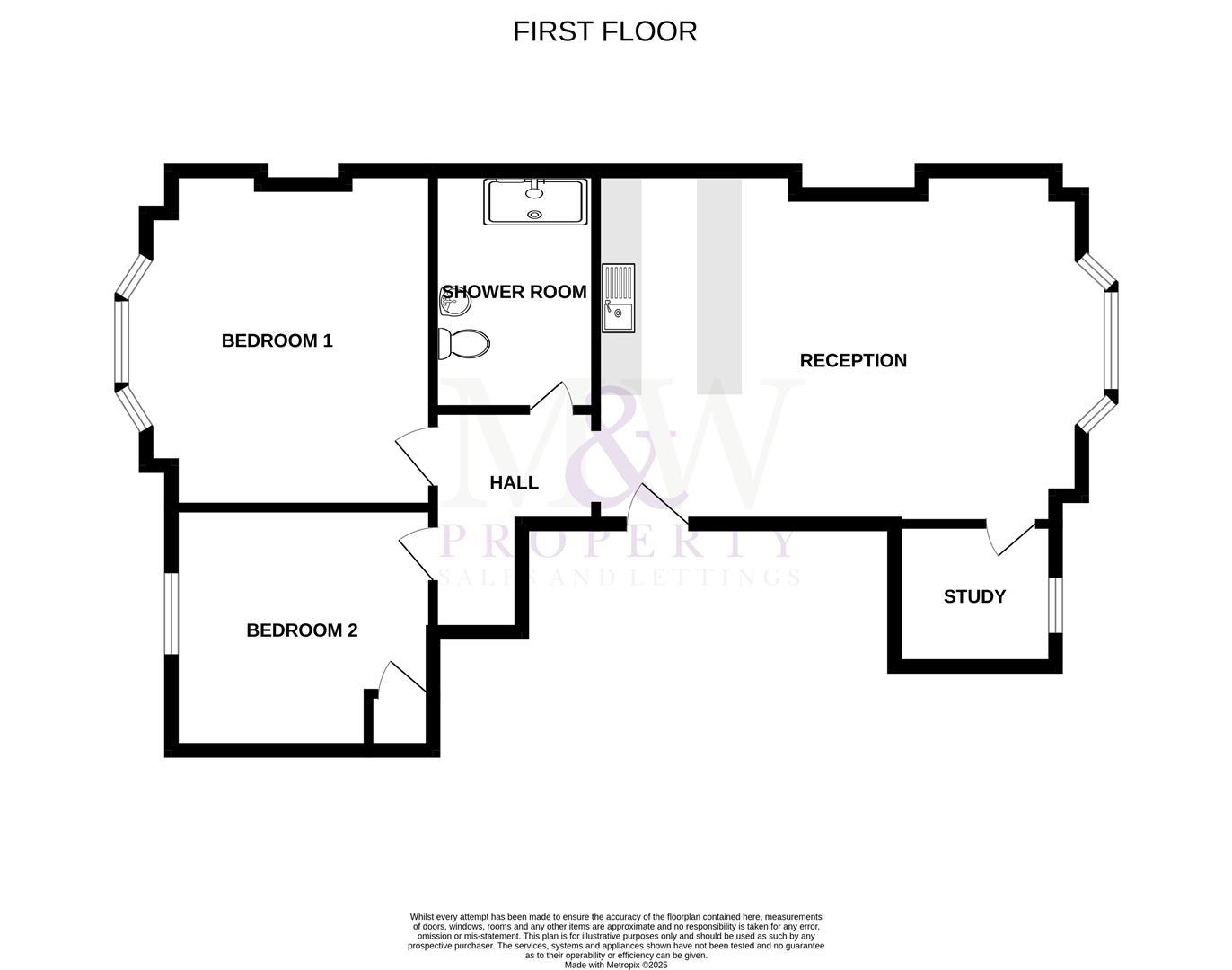 First Floor Flat, 51, Pevensey Road, St Leonards-On-Sea floorplan