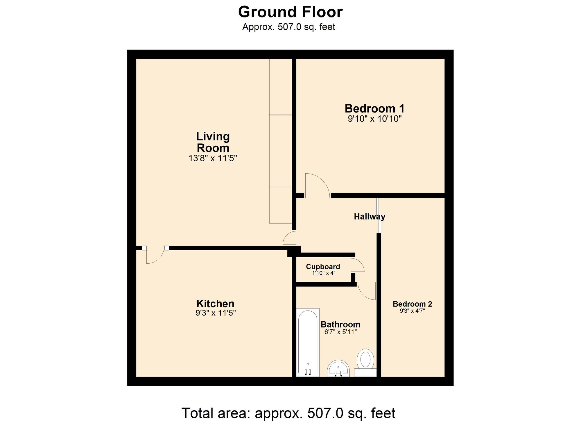 60 Brunshaw Avenue, Burnley floorplan