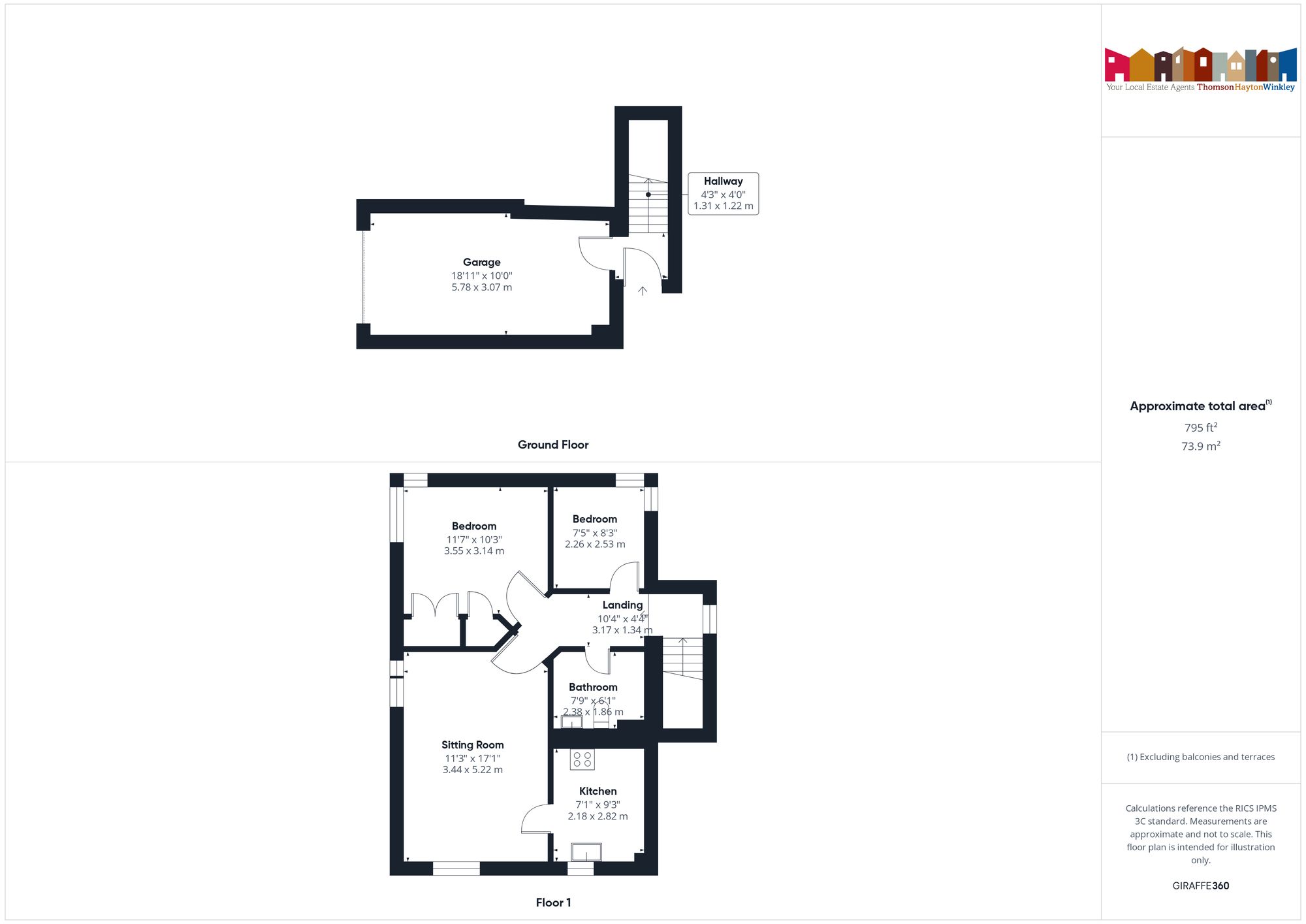 1 Riverdale Court, Kendal floorplan