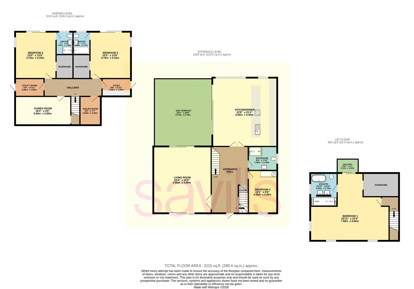 Bay Tree House,, Le Mont Du Ouaisne, Jersey floorplan