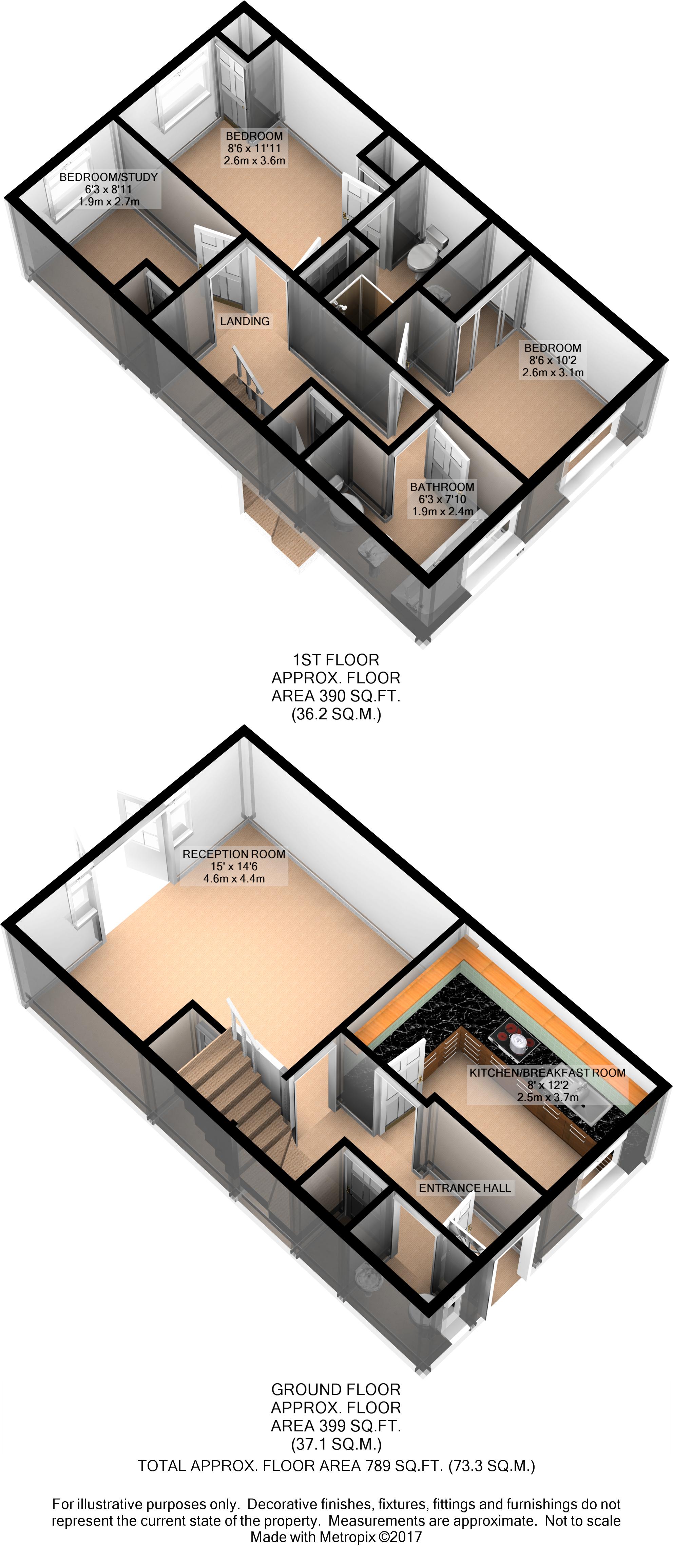 New home, 3 bed terraced house for sale in Old Park Avenue, Pinhoe