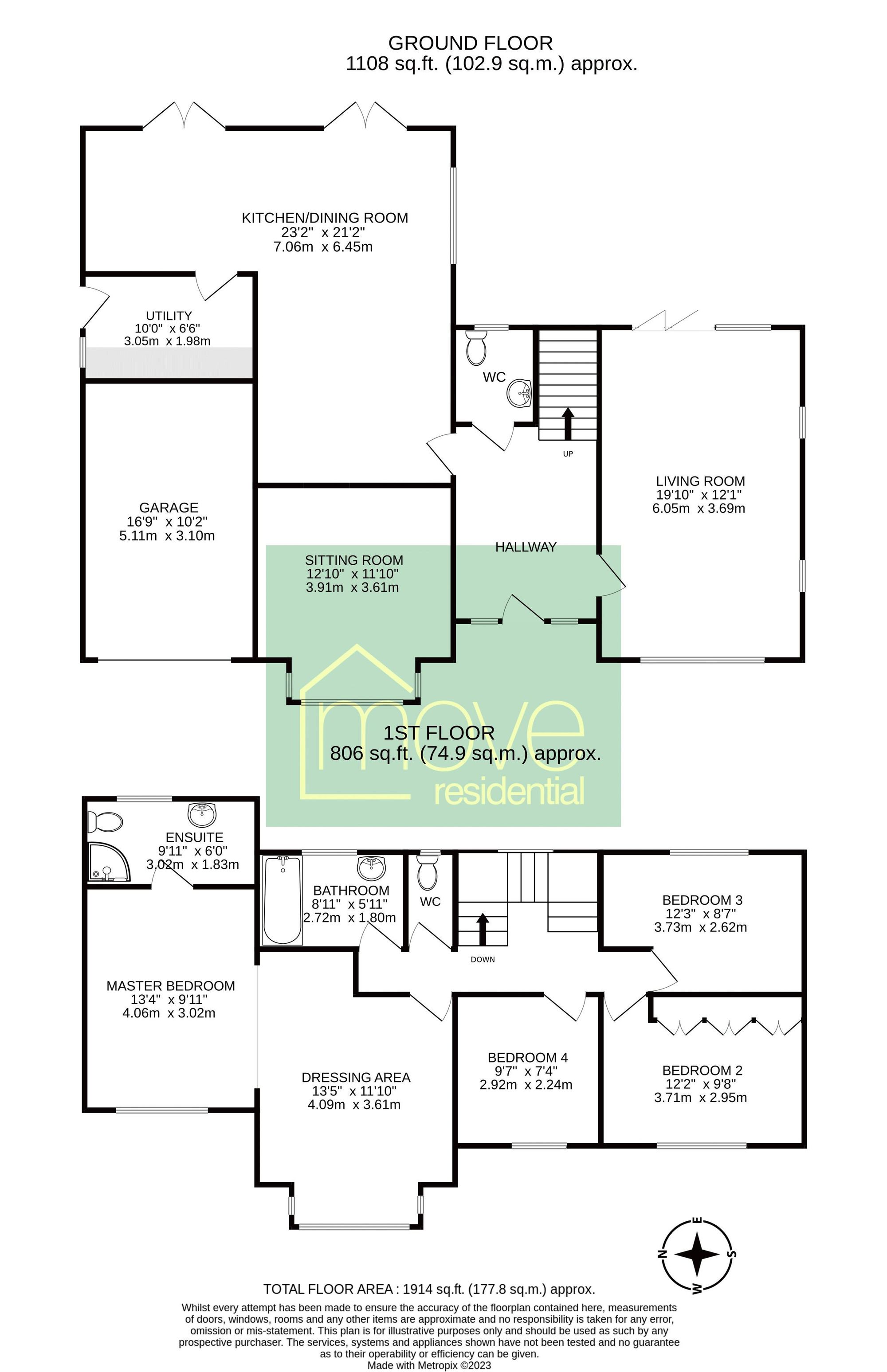 59 Poulton Road, Wirral floorplan