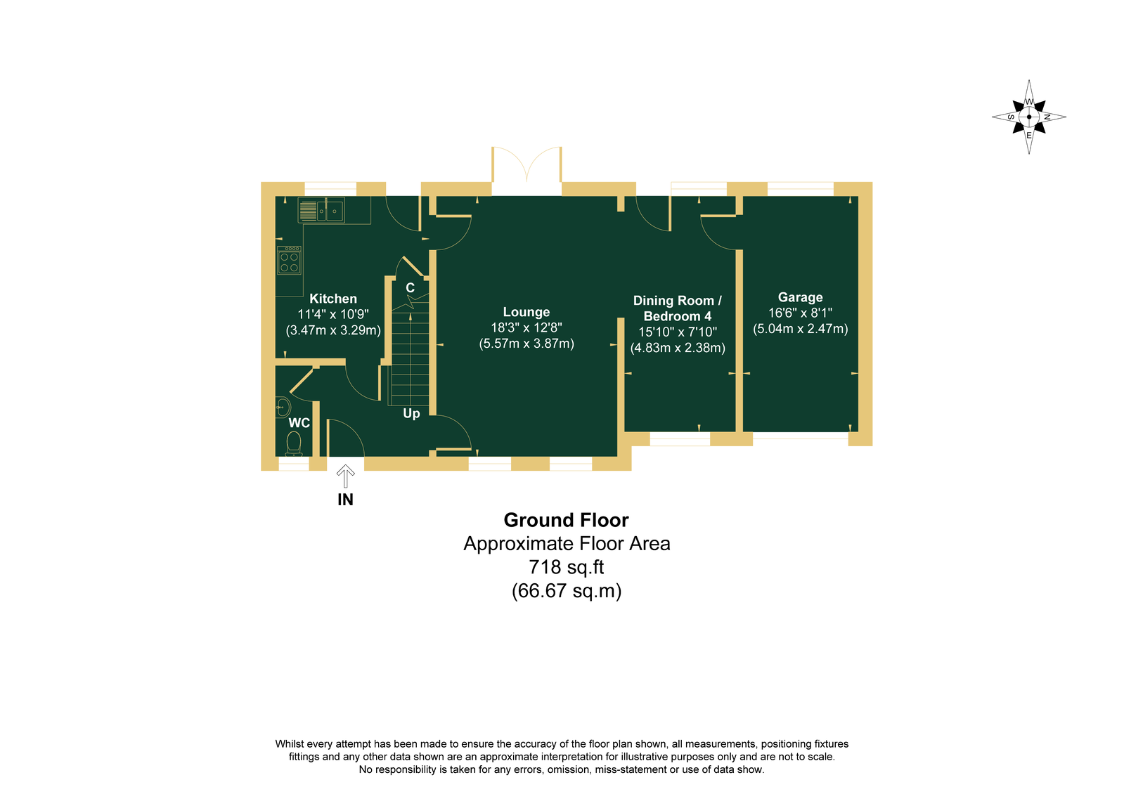 36, Ashton Crescent, Braunton floorplan