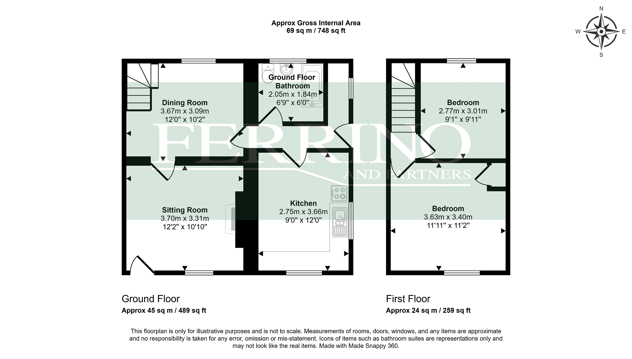 2 Oak Sloggers, Large Garden & Woodland Access, Lydney floorplan