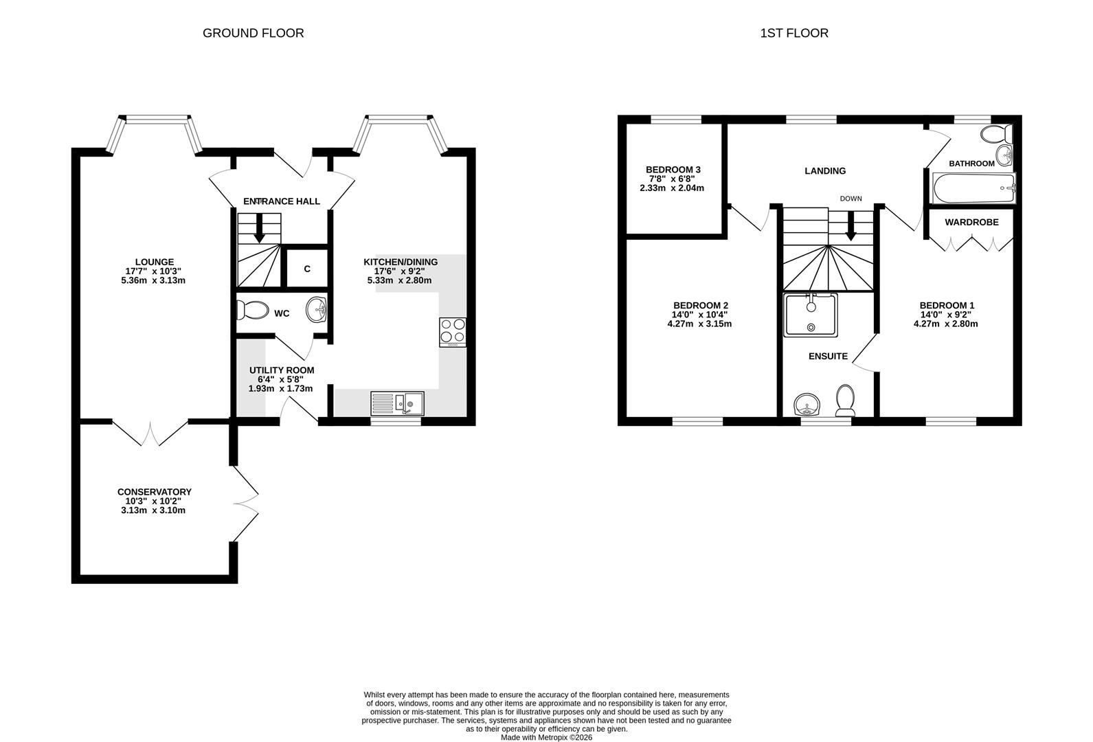 56, Shinewater Park, Hull floorplan