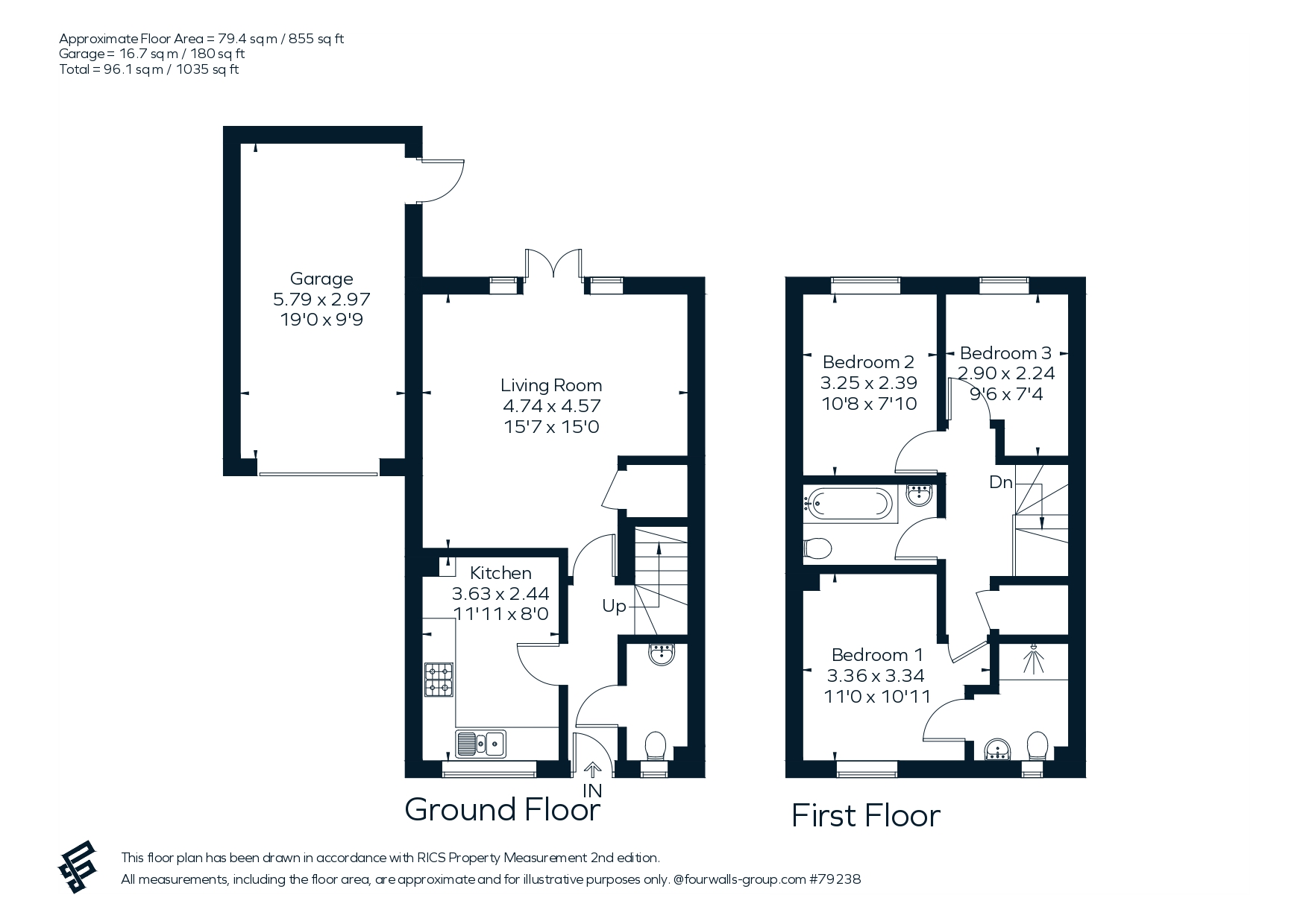 4, The Towpath, Arundel floorplan