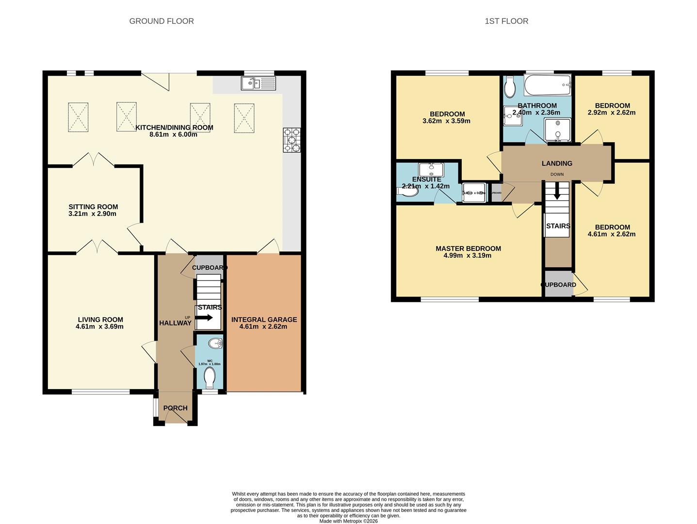 8, Wood End Court, Barnsley floorplan