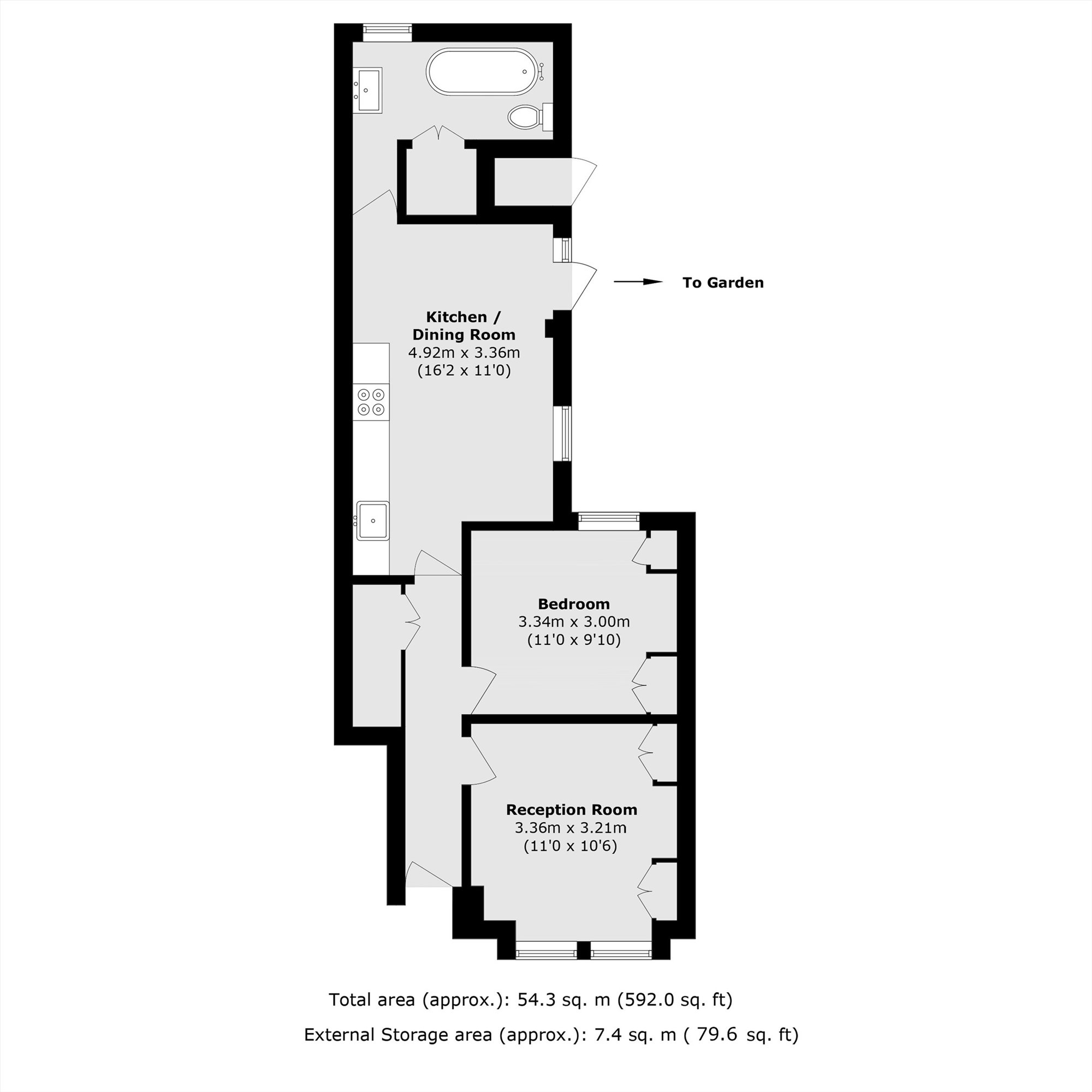 Tennyson Street, London floorplan