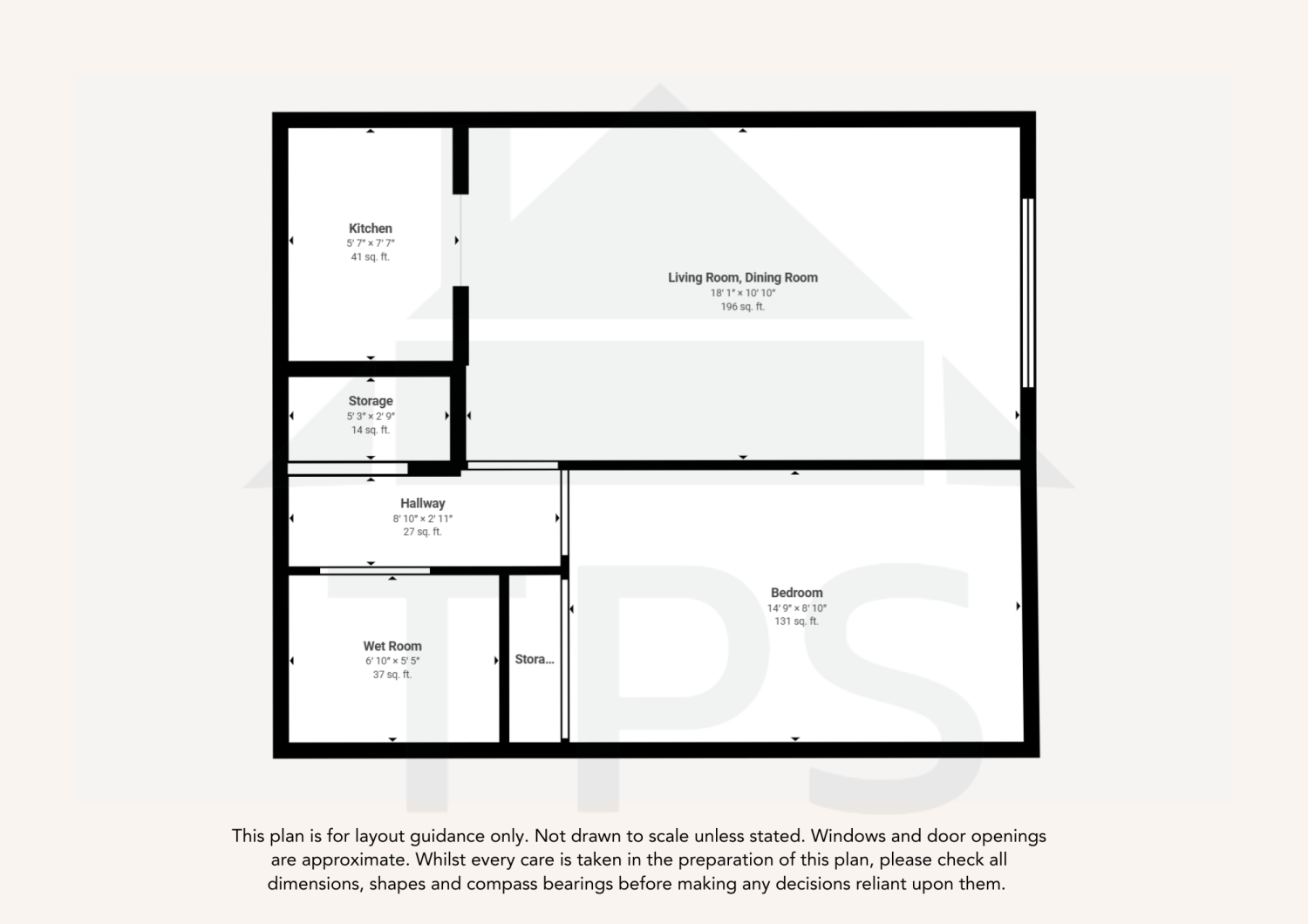 Flat 23, Burnards Court, Berrycoombe Road, Bodmin floorplan