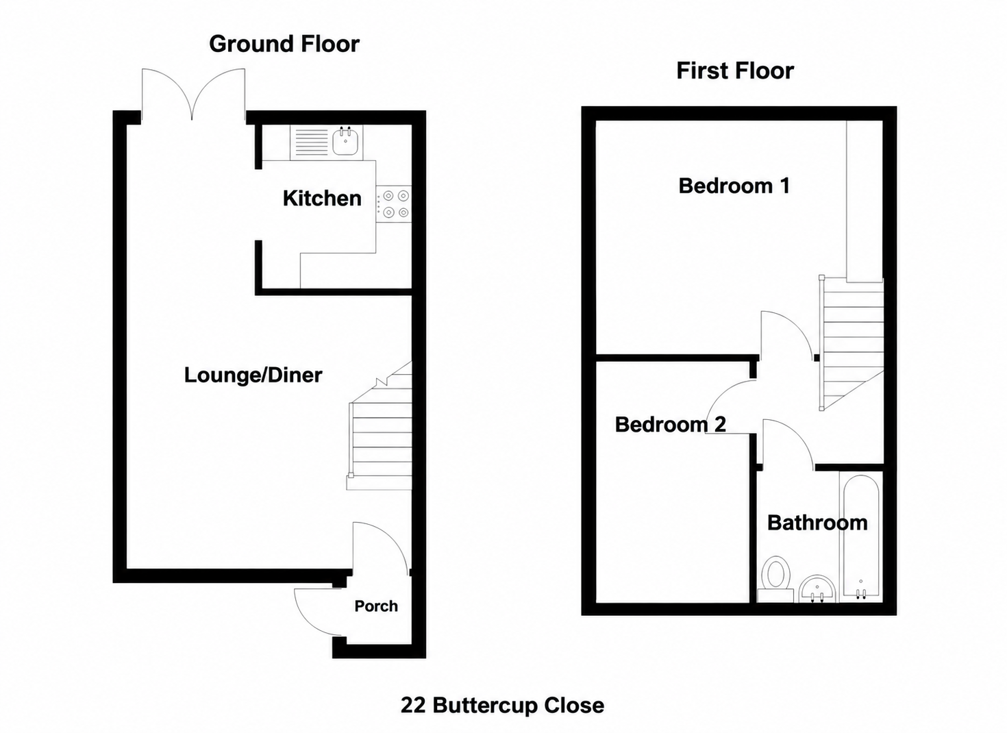 22, Buttercup Close, Suffolk floorplan