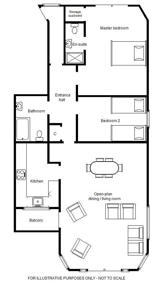 Flat 14, Ocean Park, Atlantic Way, Bideford floorplan