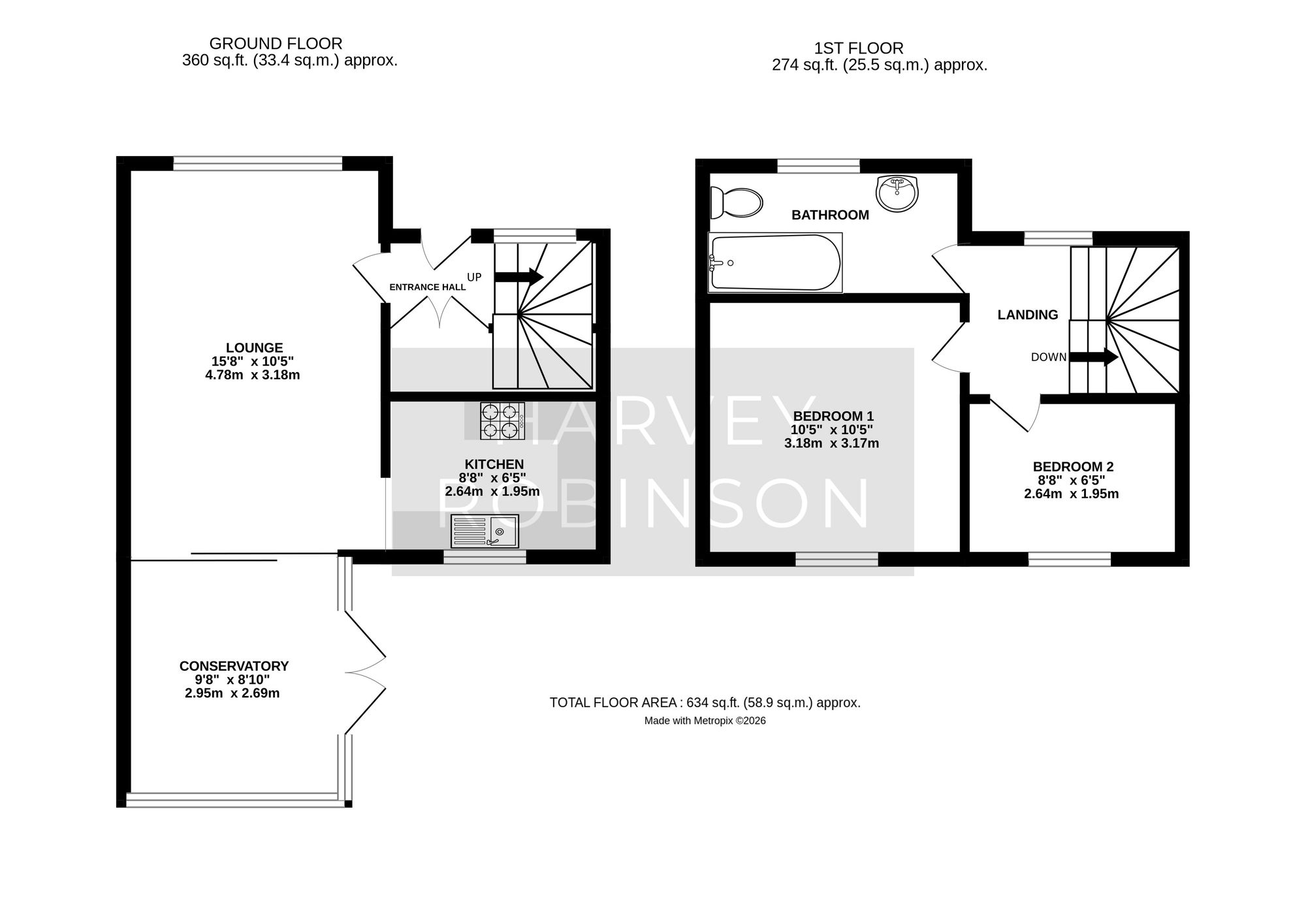 1 Bascraft Way, Huntingdon floorplan