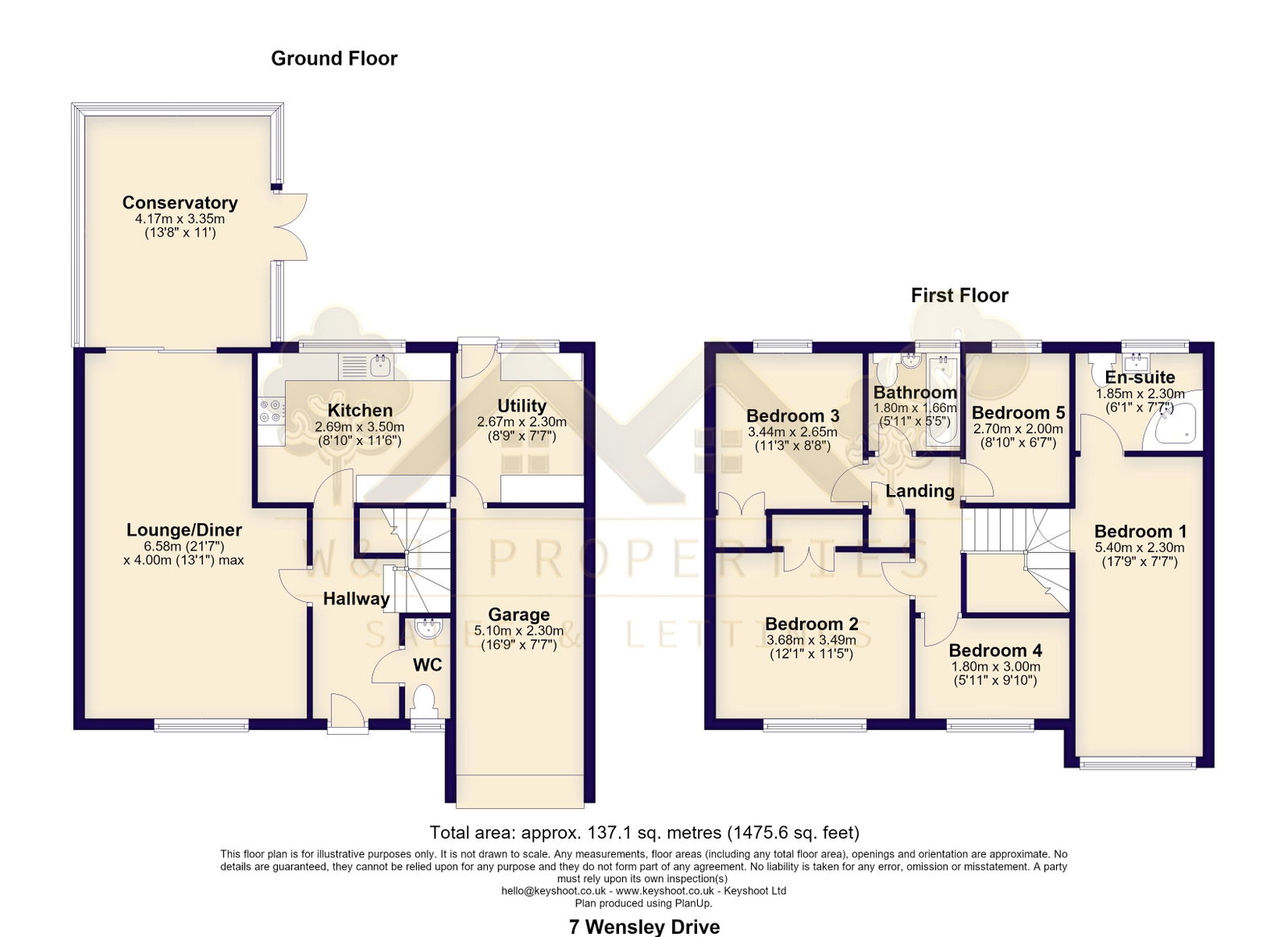 7, Wensley Drive, Accrington floorplan