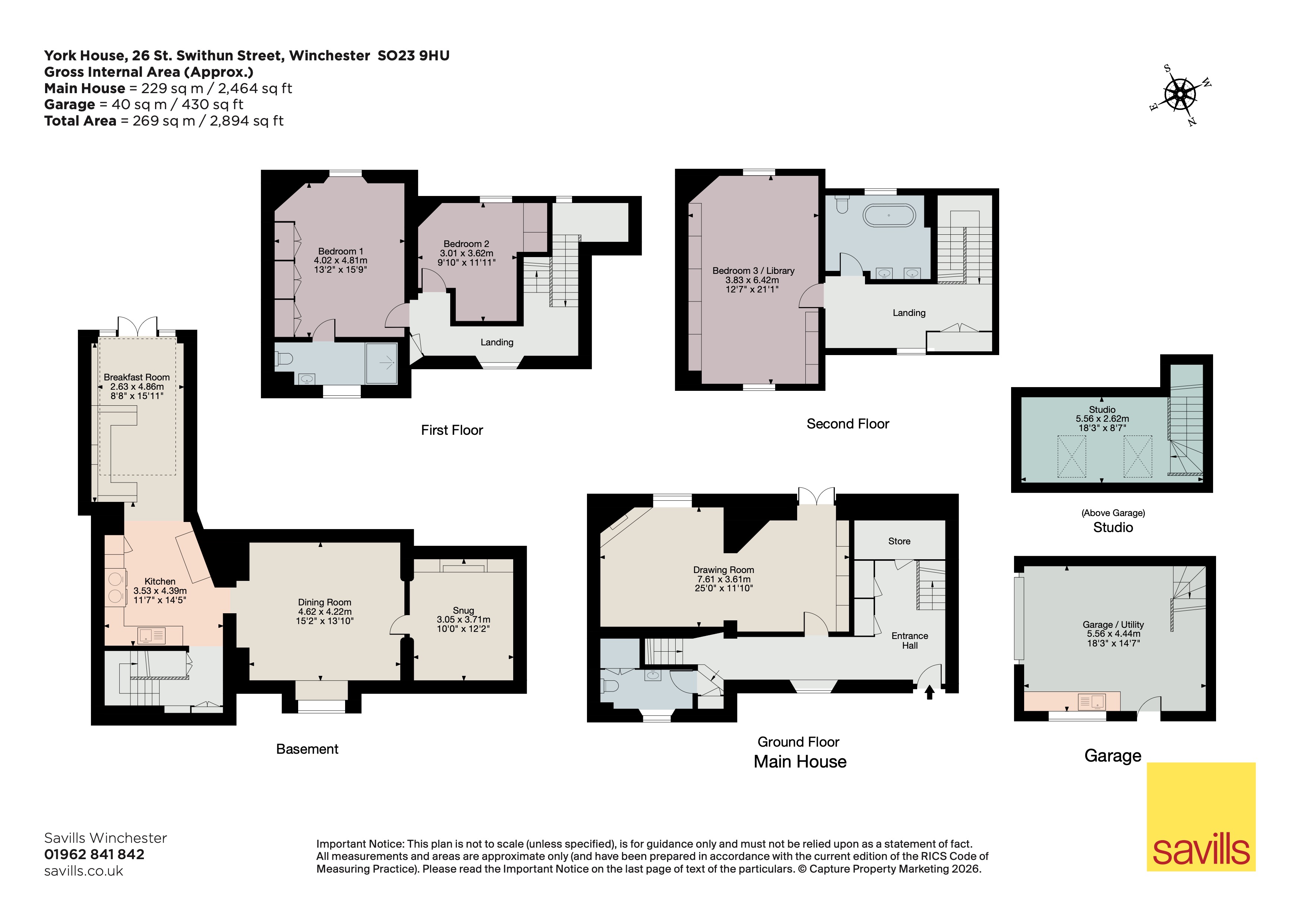 26, St. Swithun Street, Winchester floorplan