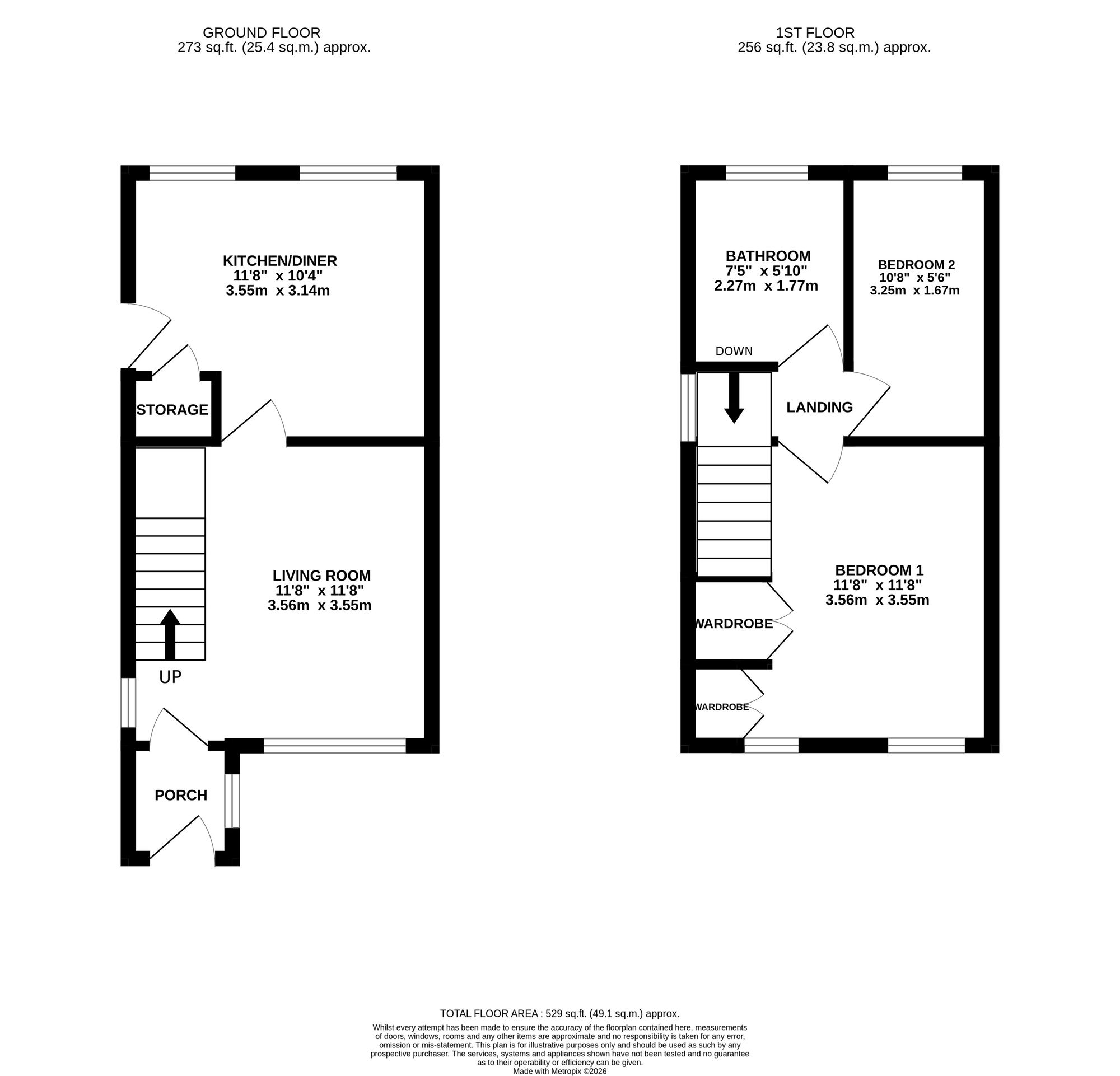 26 St. Lawrence Way, Stafford floorplan