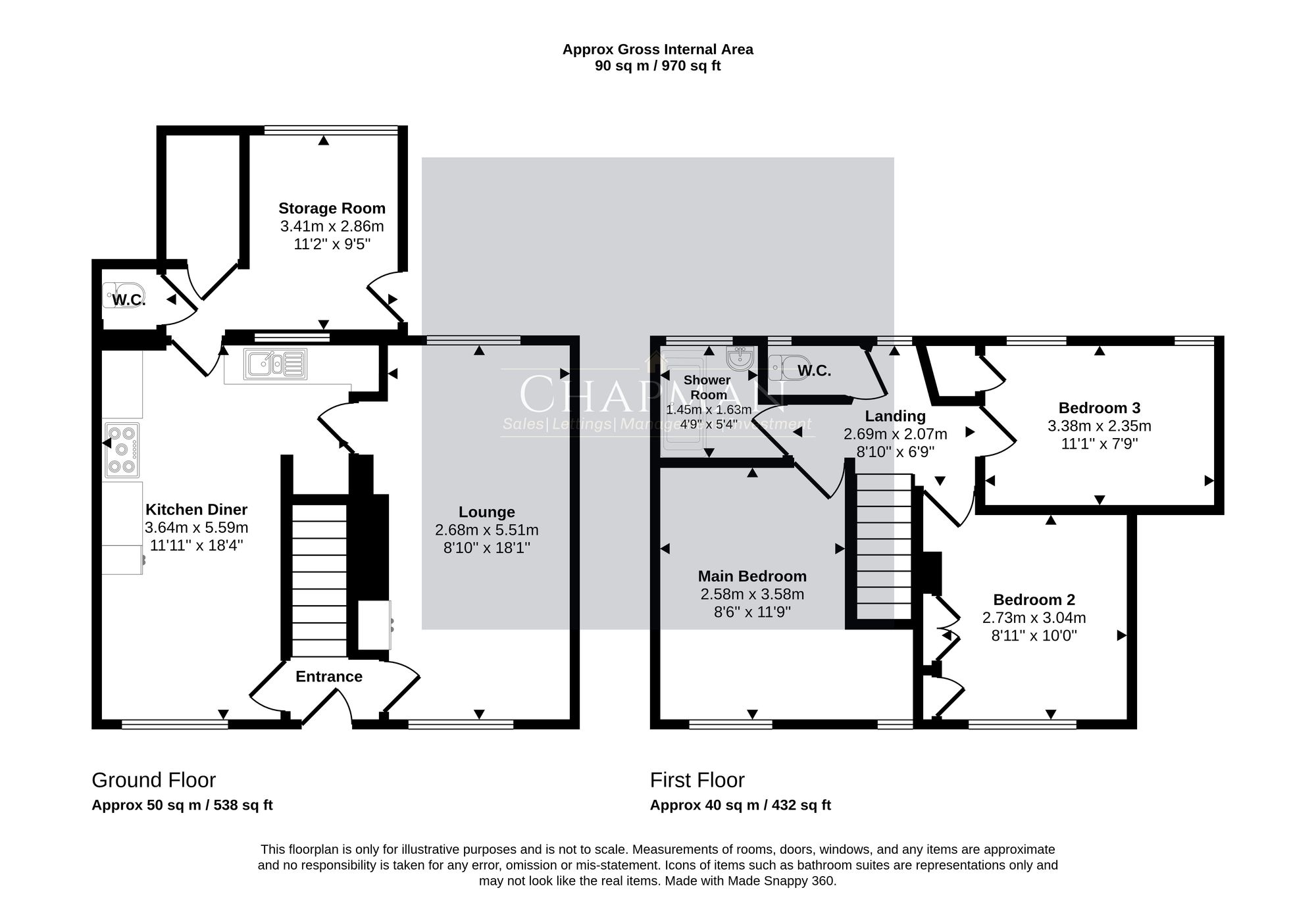 38 Bryn Ivor Street, Tonypandy floorplan