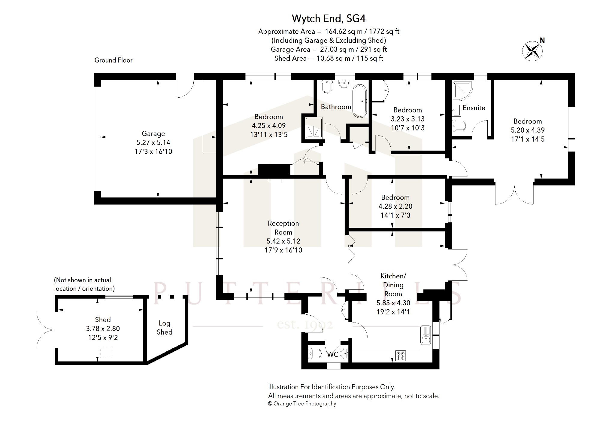 -, Wytch End, Hertfordshire floorplan