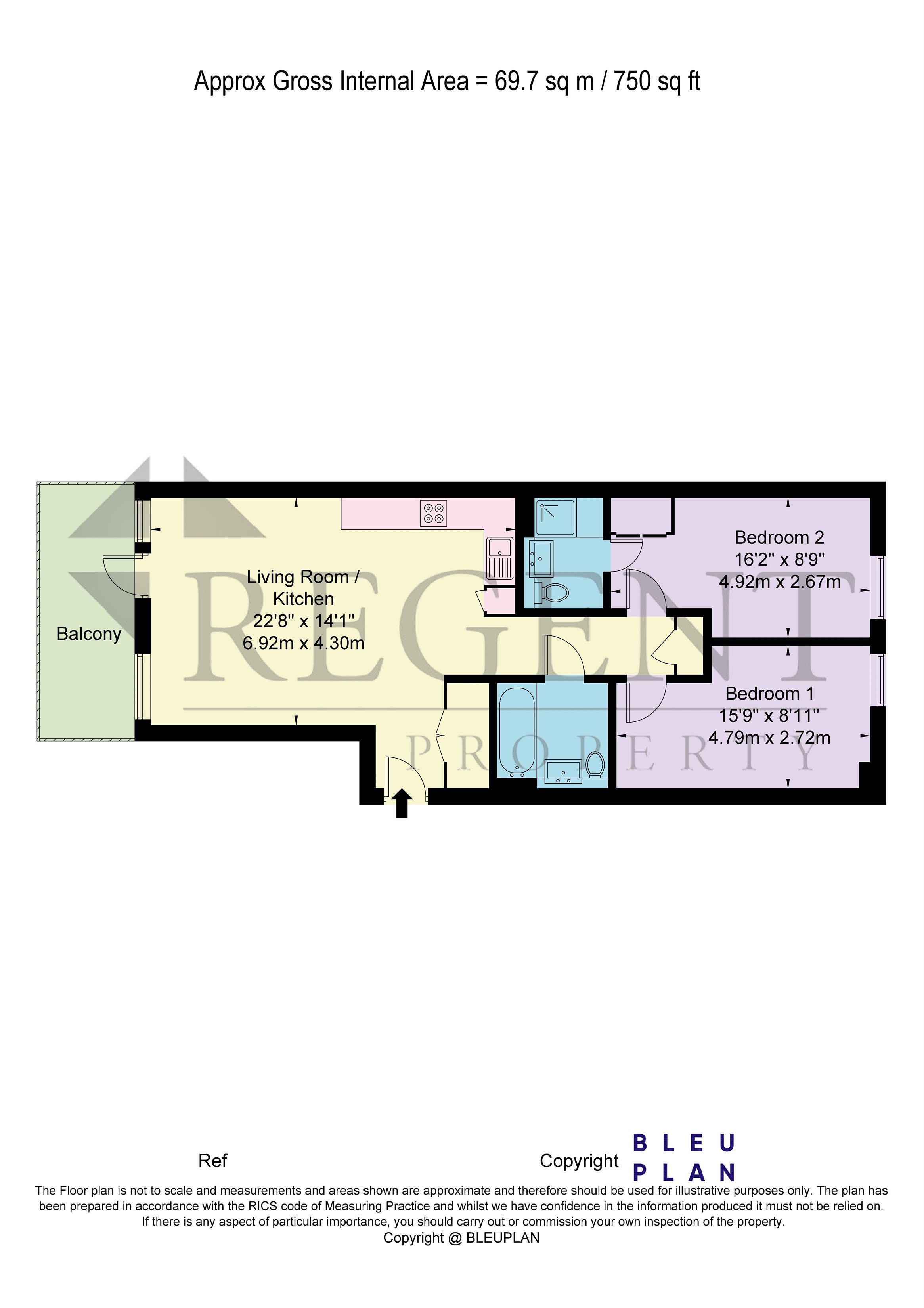 Flat 61, Tabbard Apartments, London floorplan