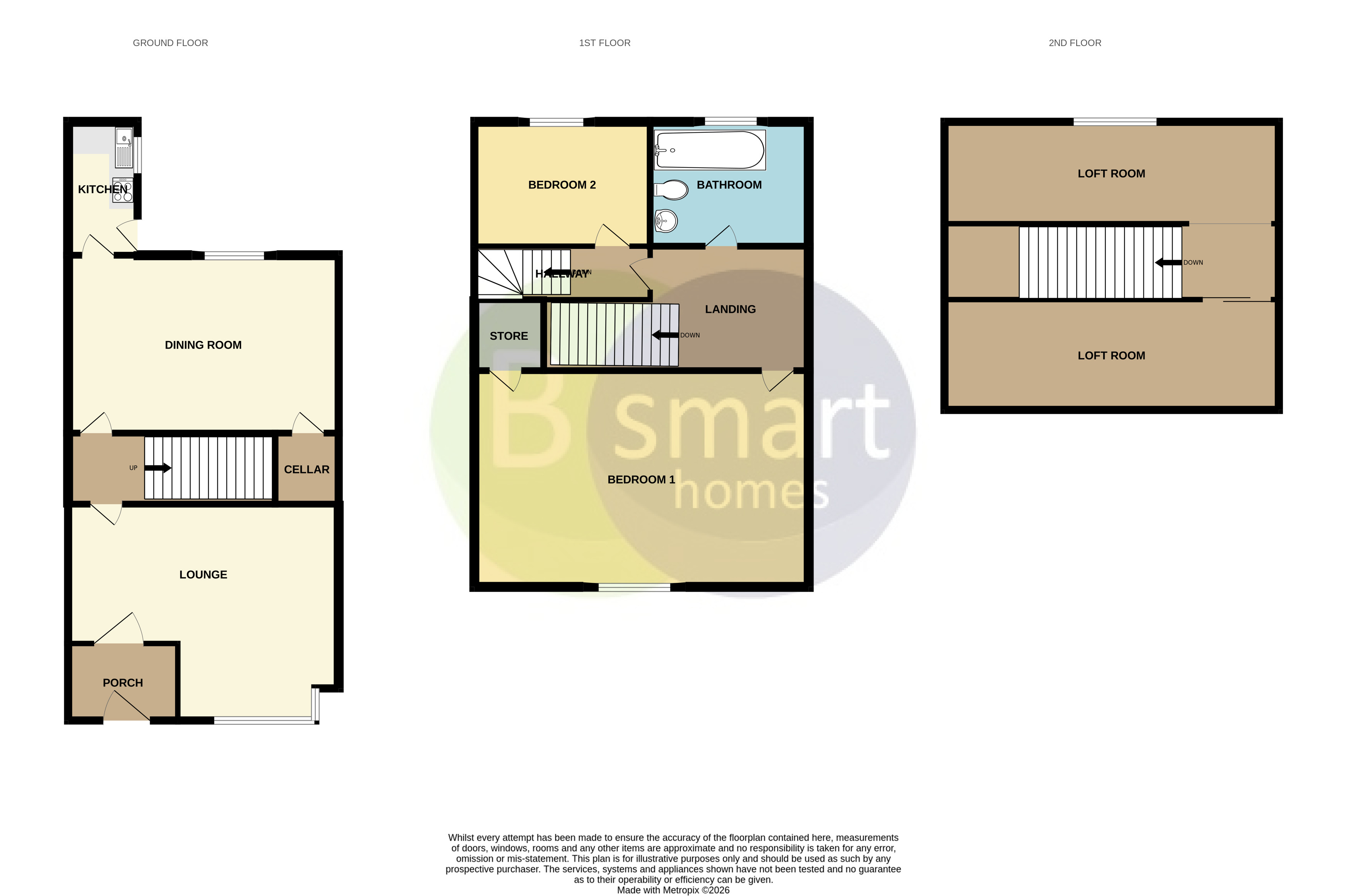 51, Wortley Avenue, Mexborough floorplan