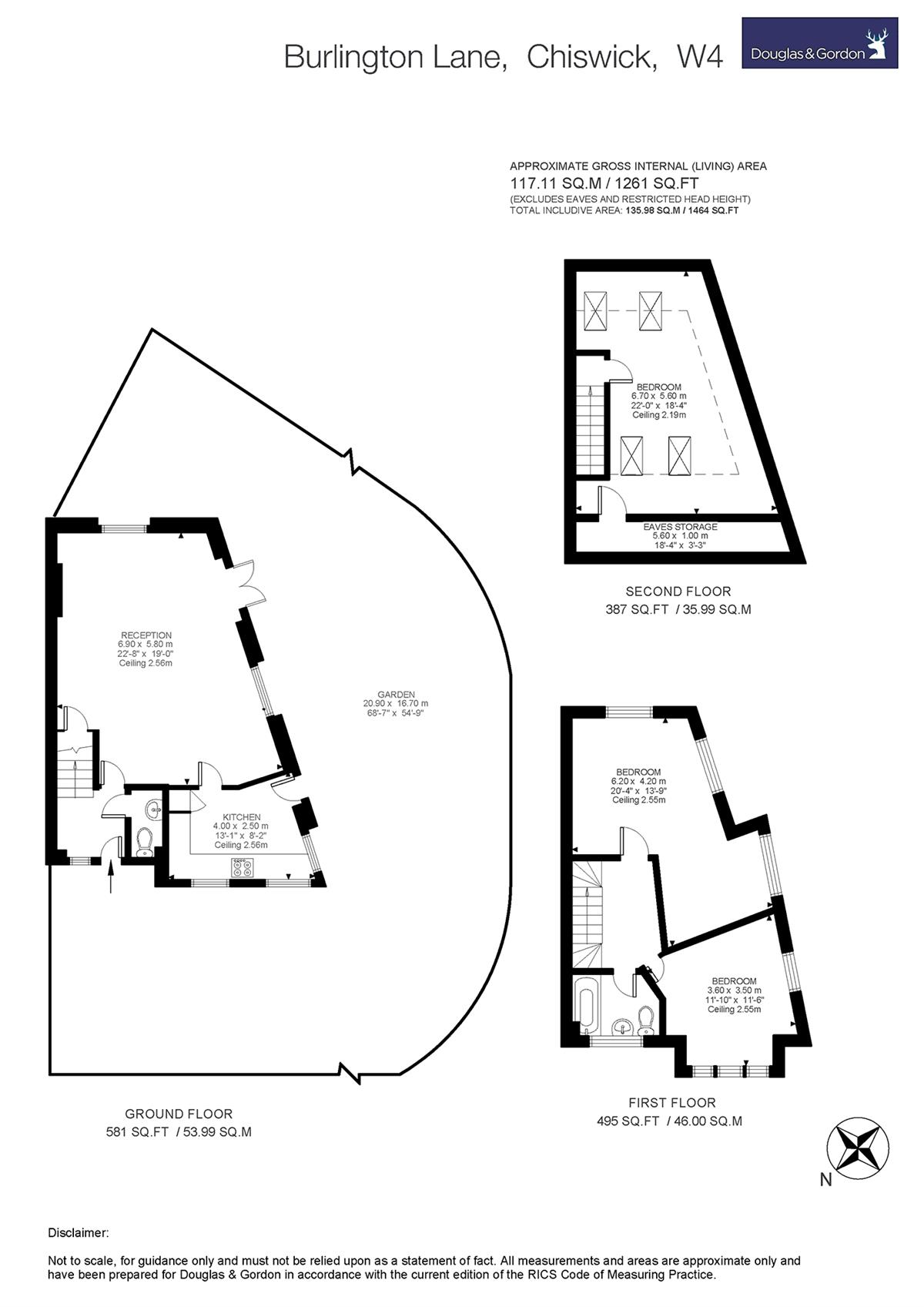 3 Bedrooms Terraced house to rent in Burlington Lane, London W4