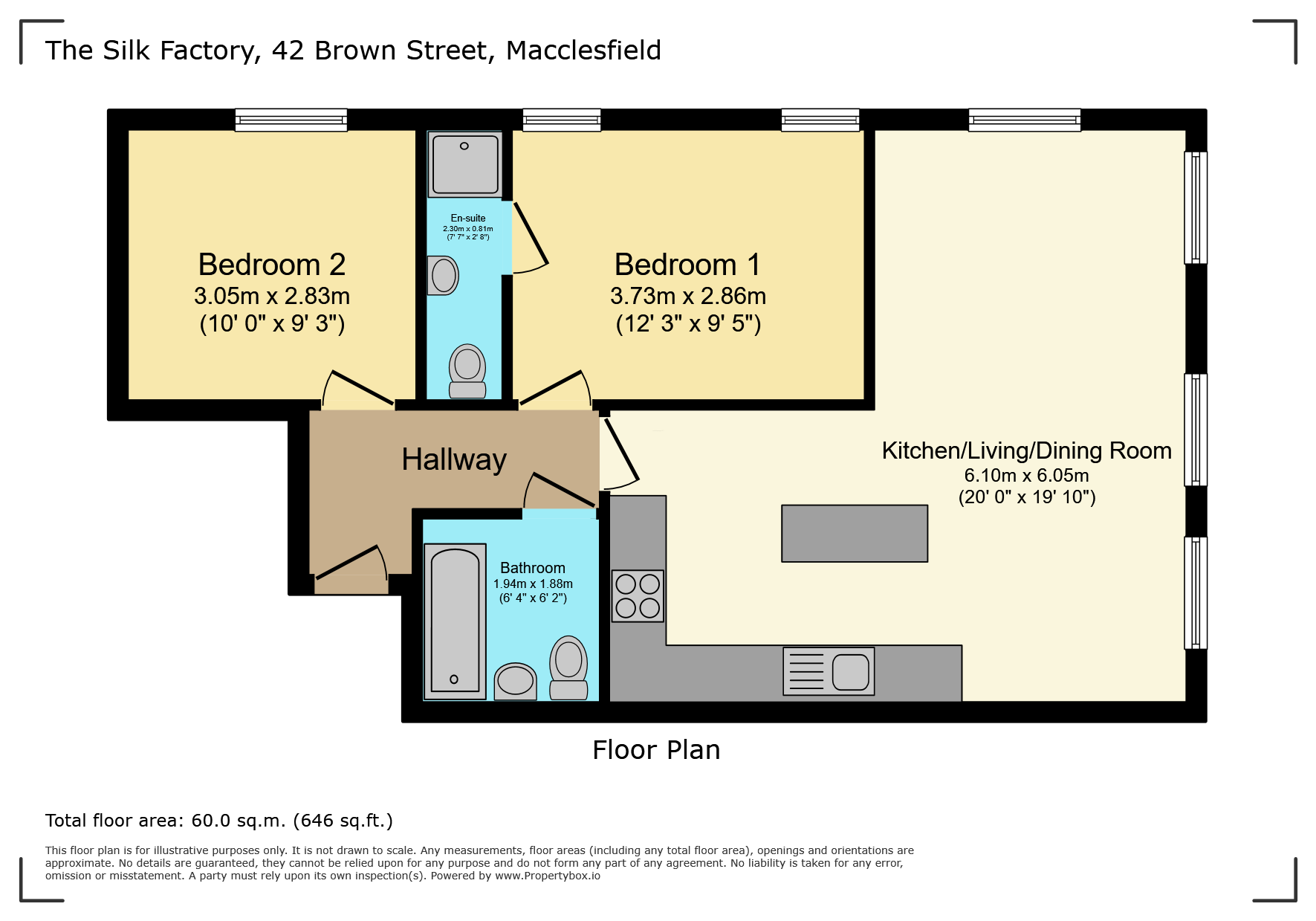 Brown Street, Cheshire floorplan