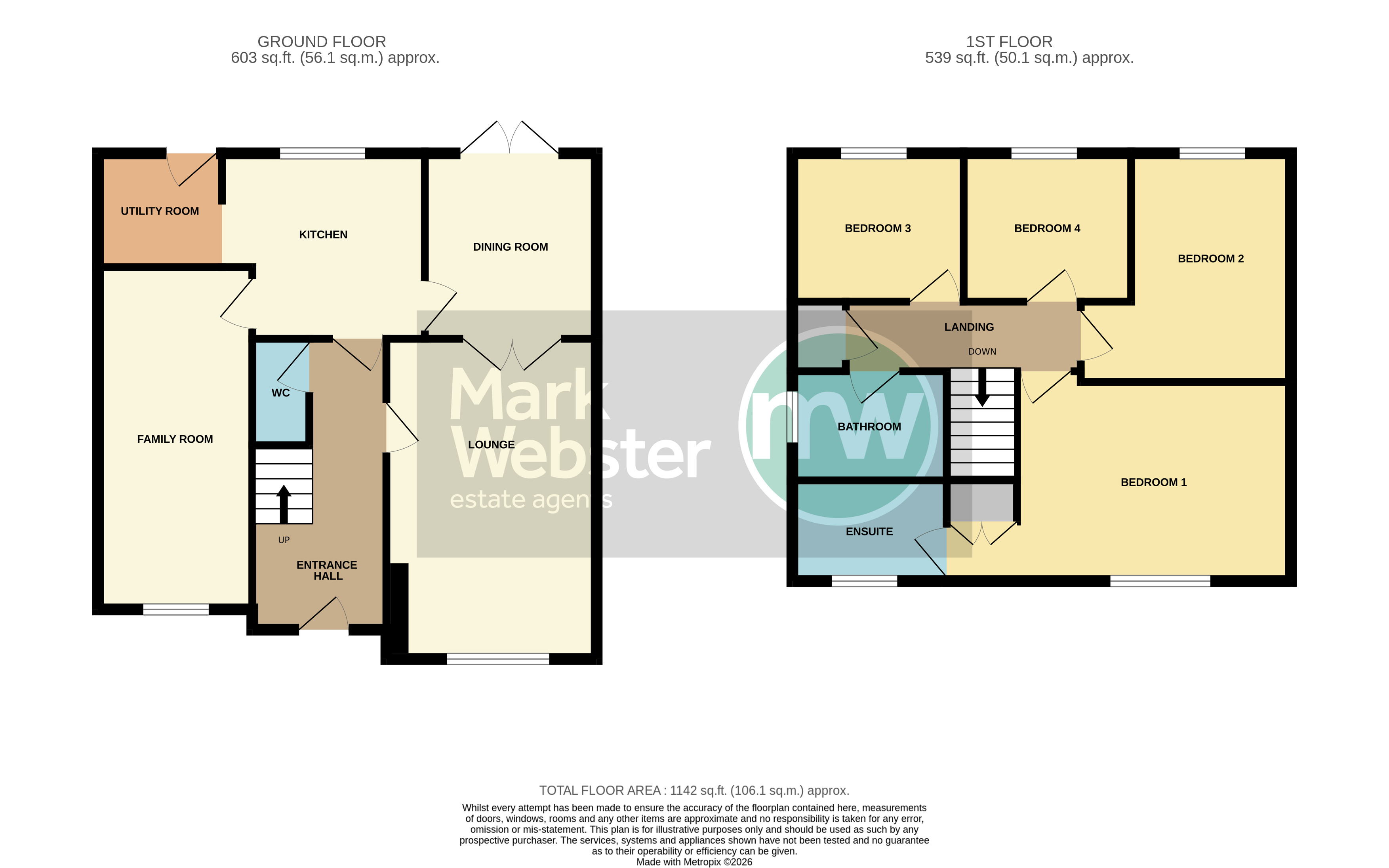 25, Warwick Drive, Atherstone floorplan