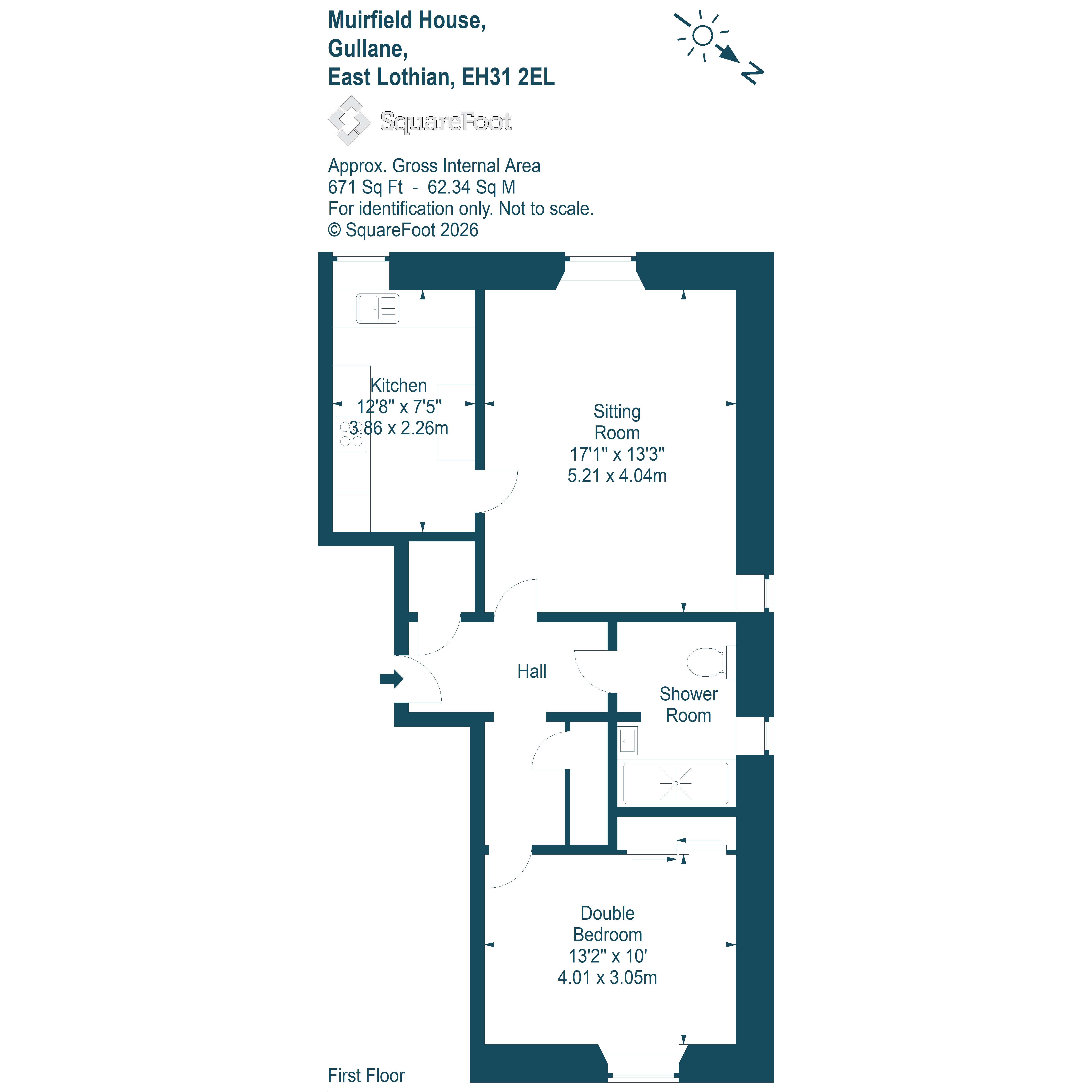 38, Muirfield House, East Lothian floorplan