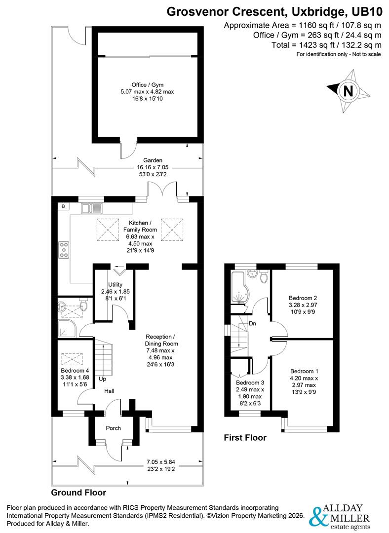 151, Grosvenor Crescent, Hillingdon floorplan