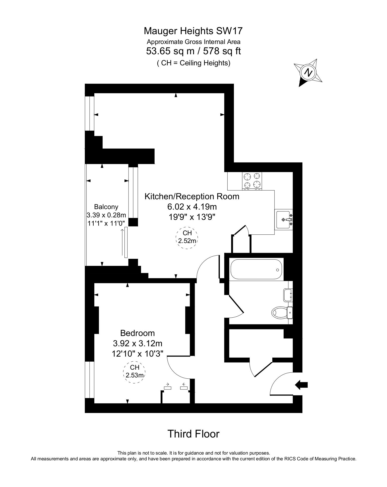12 Summerstown, London floorplan