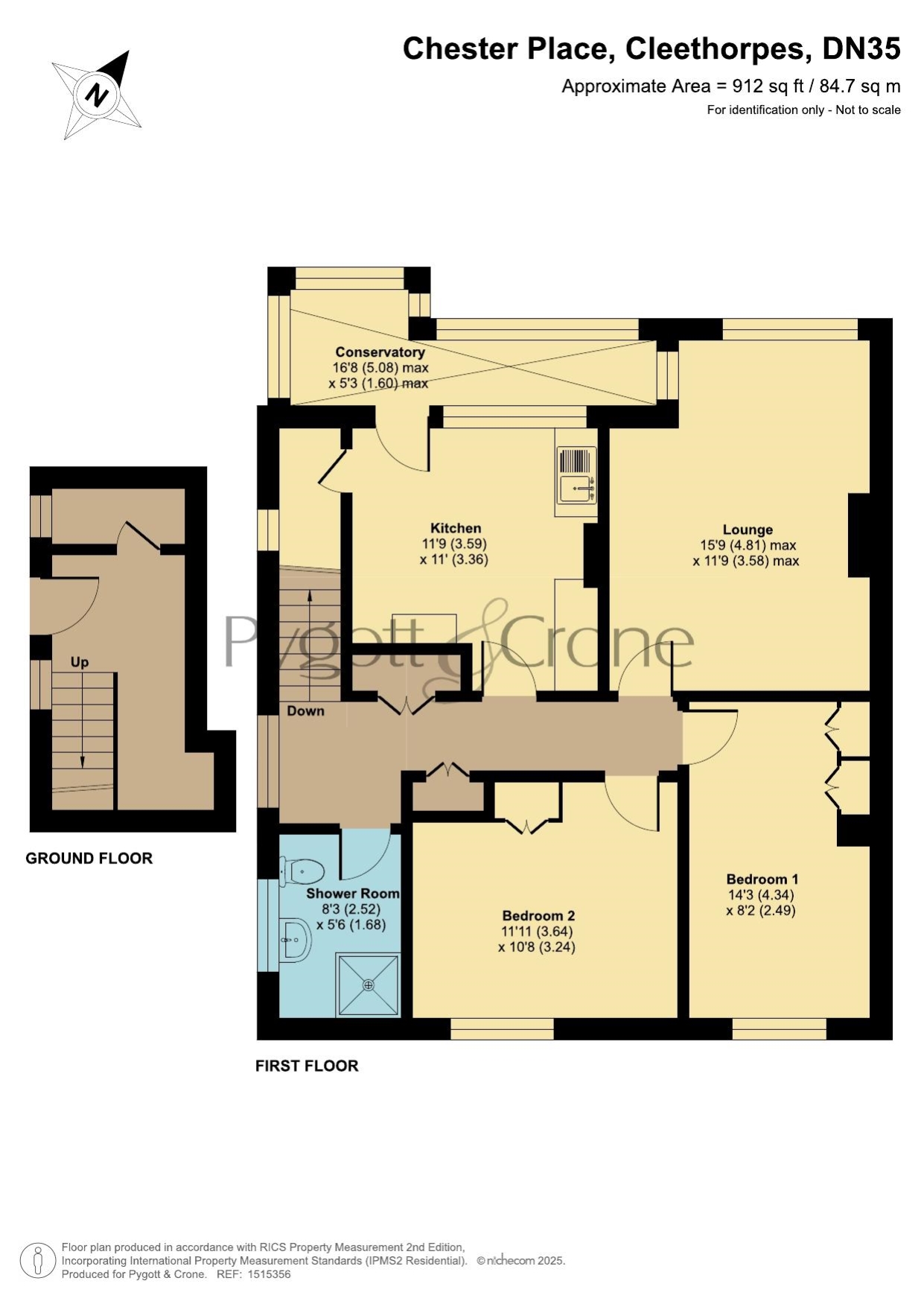 8, Chester Place, Cleethorpes floorplan