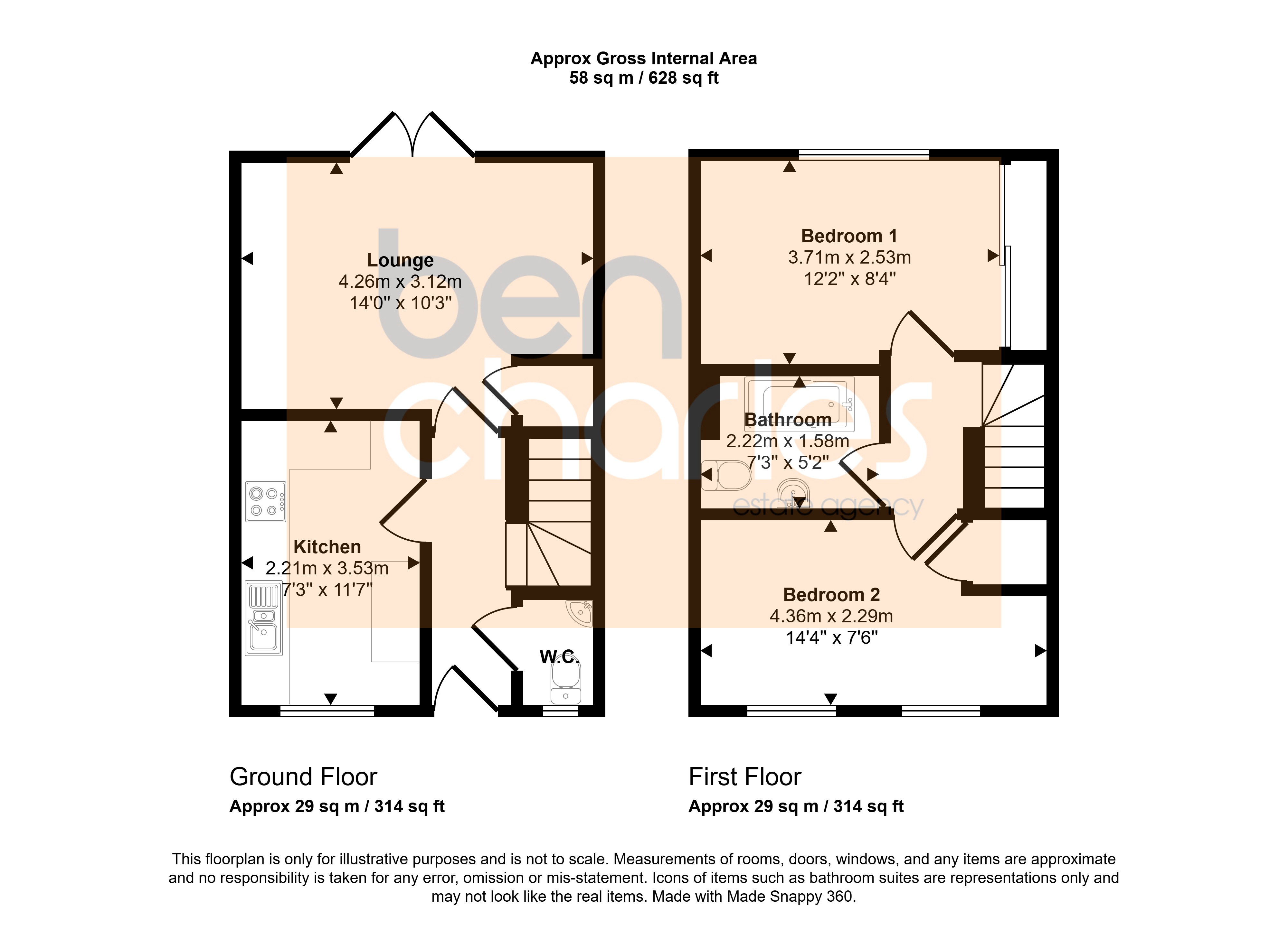 25, Kirkfields, Durham floorplan