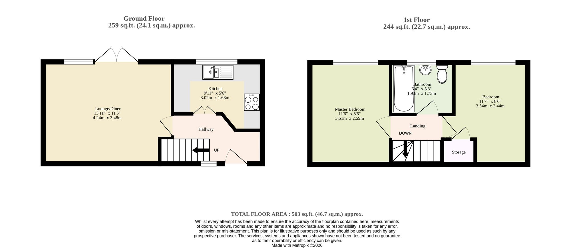 12 Birch Road, Norwich floorplan