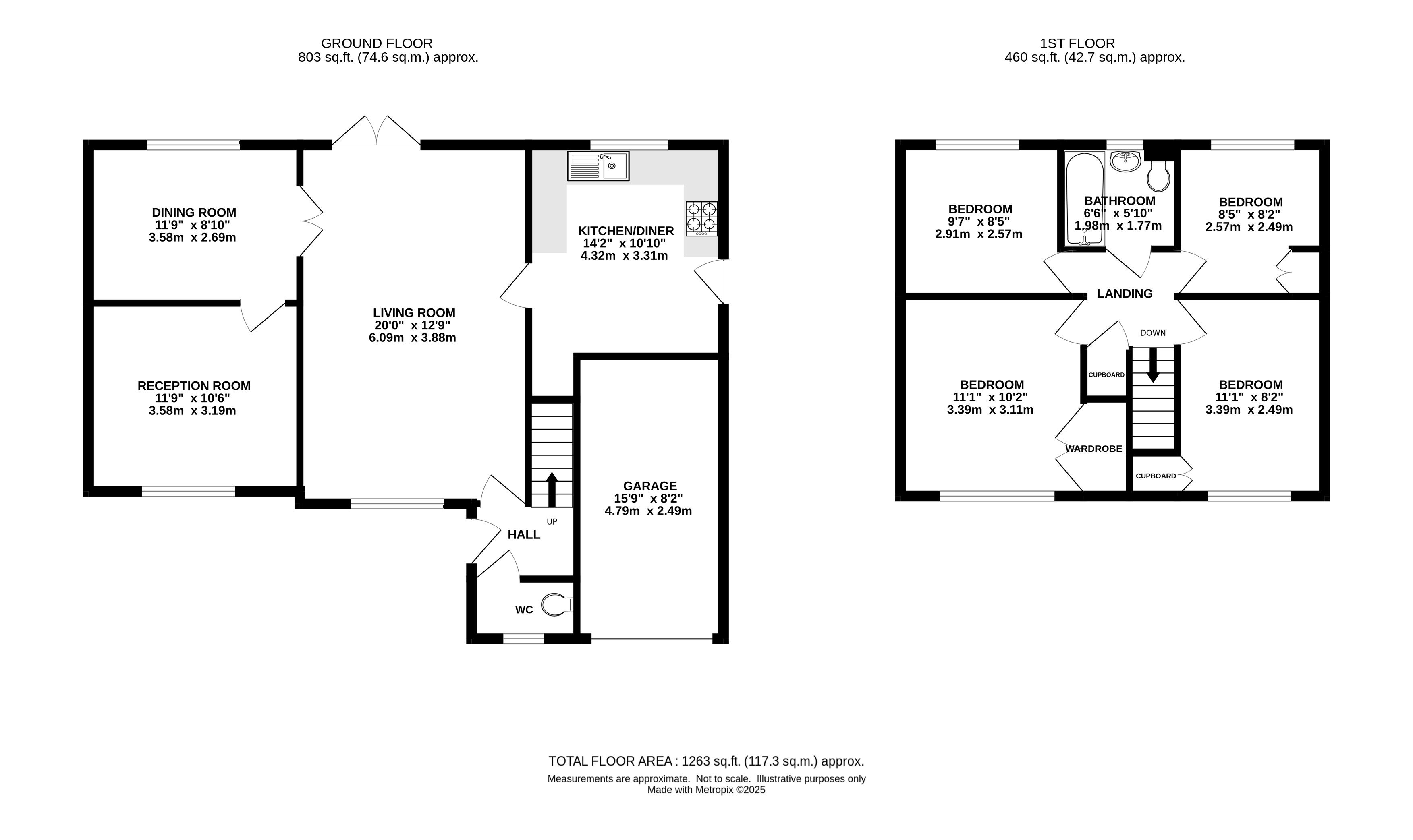6, Crispin Road, Rochester floorplan