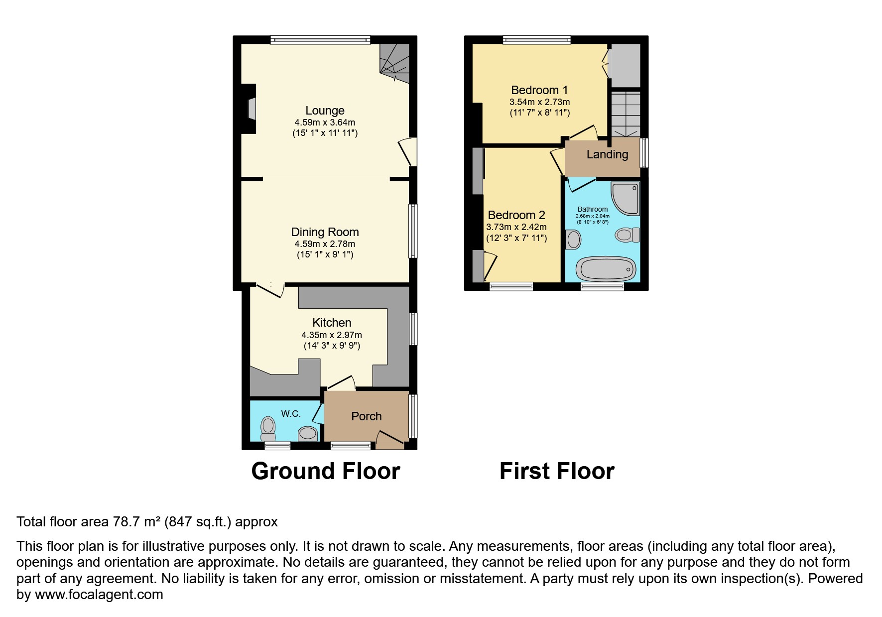 578, Chester Road, Northwich floorplan