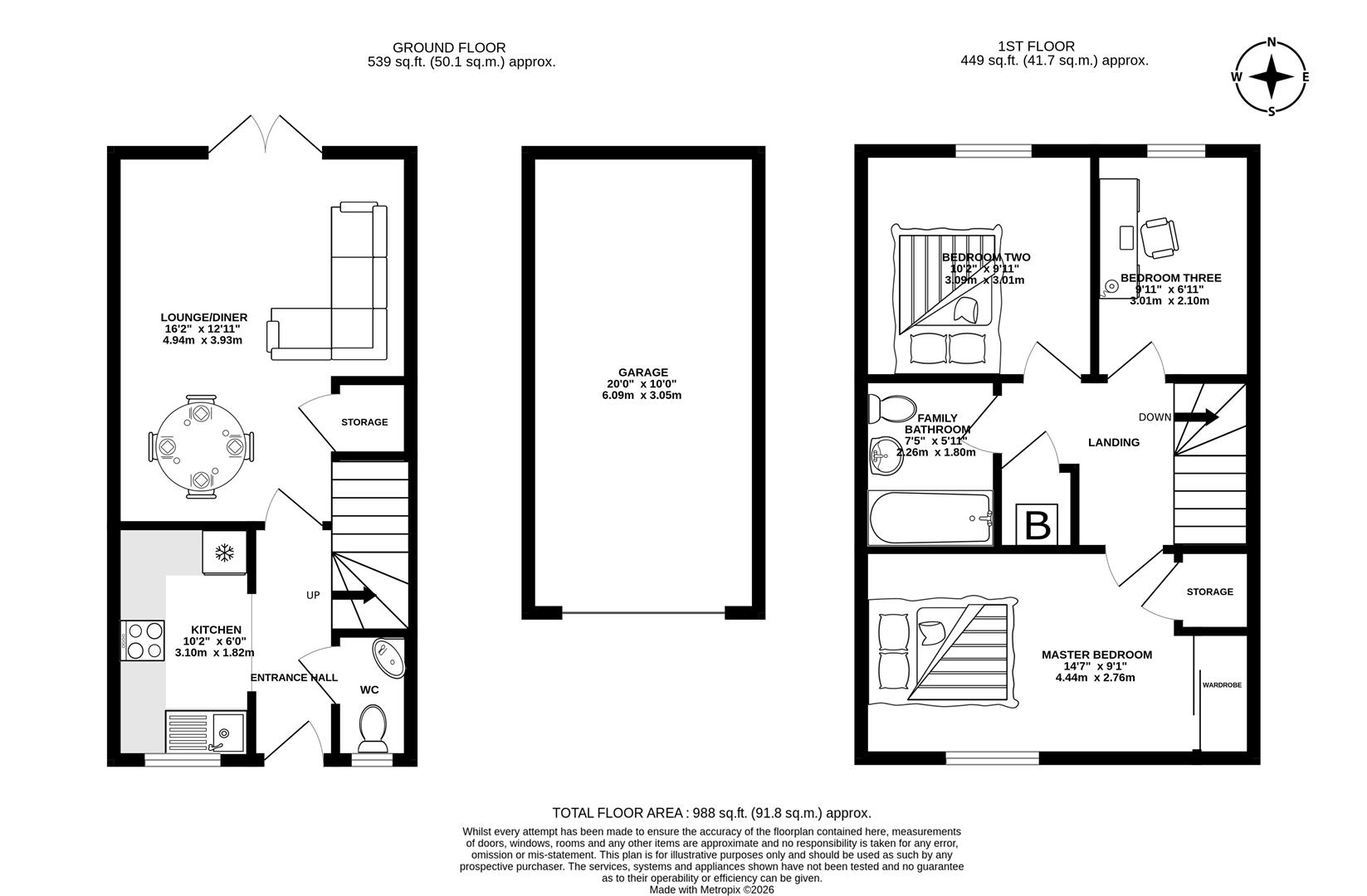74, The Elms, Chorley floorplan