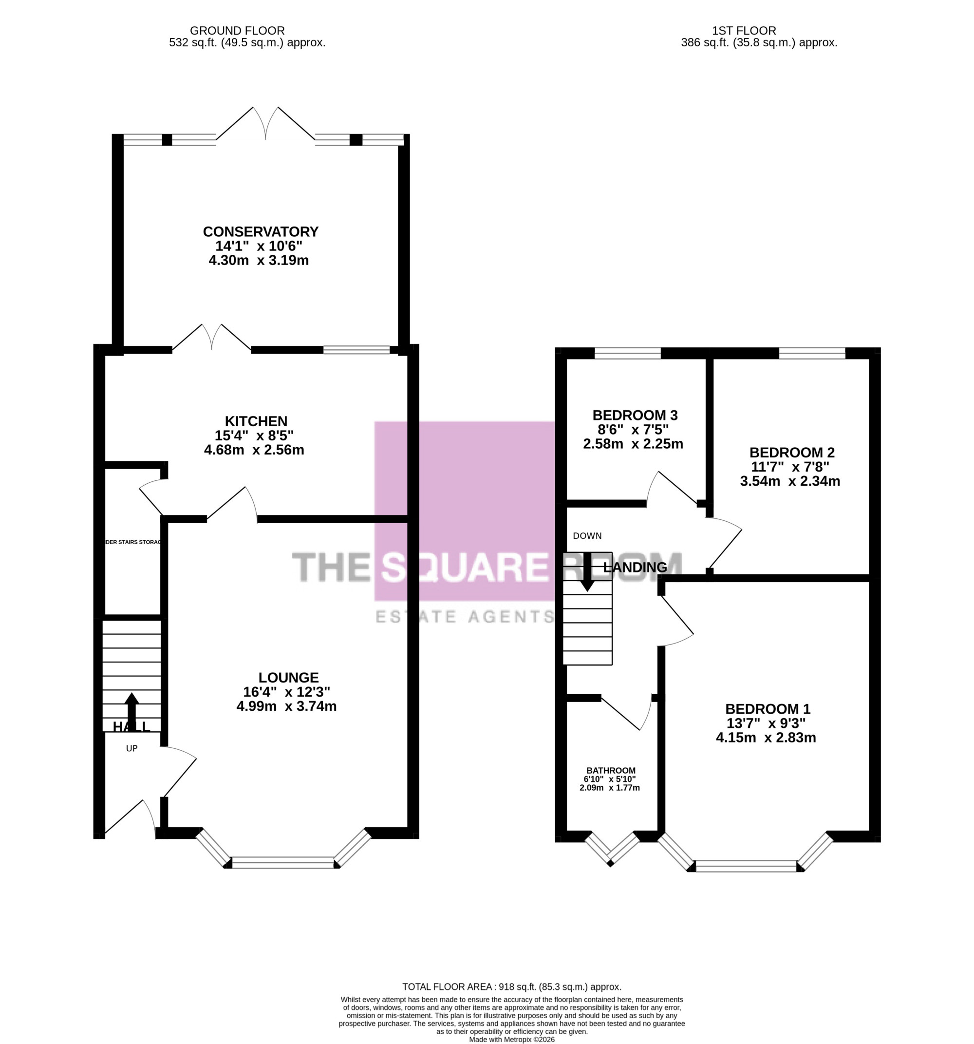 13, Station Road, Poulton-Le-Fylde floorplan